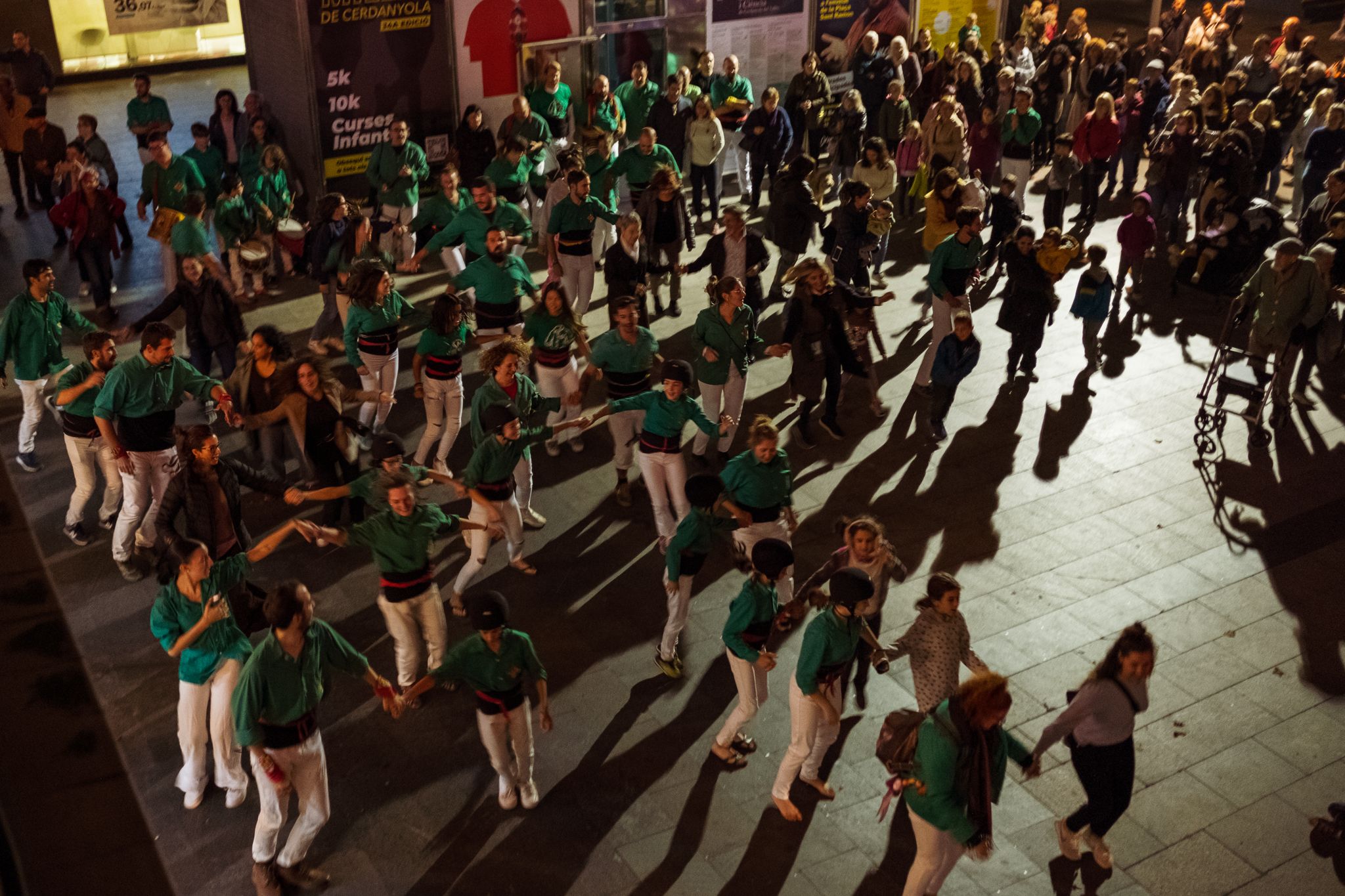 Pregó dels Castellers de Cerdanyola a la Festa Major de Sant Martí. FOTO: Ale Gómez