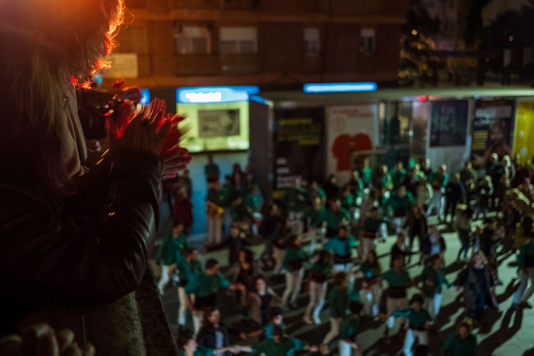 Pregó dels Castellers de Cerdanyola a la Festa Major de Sant Martí. FOTO: Ale Gómez