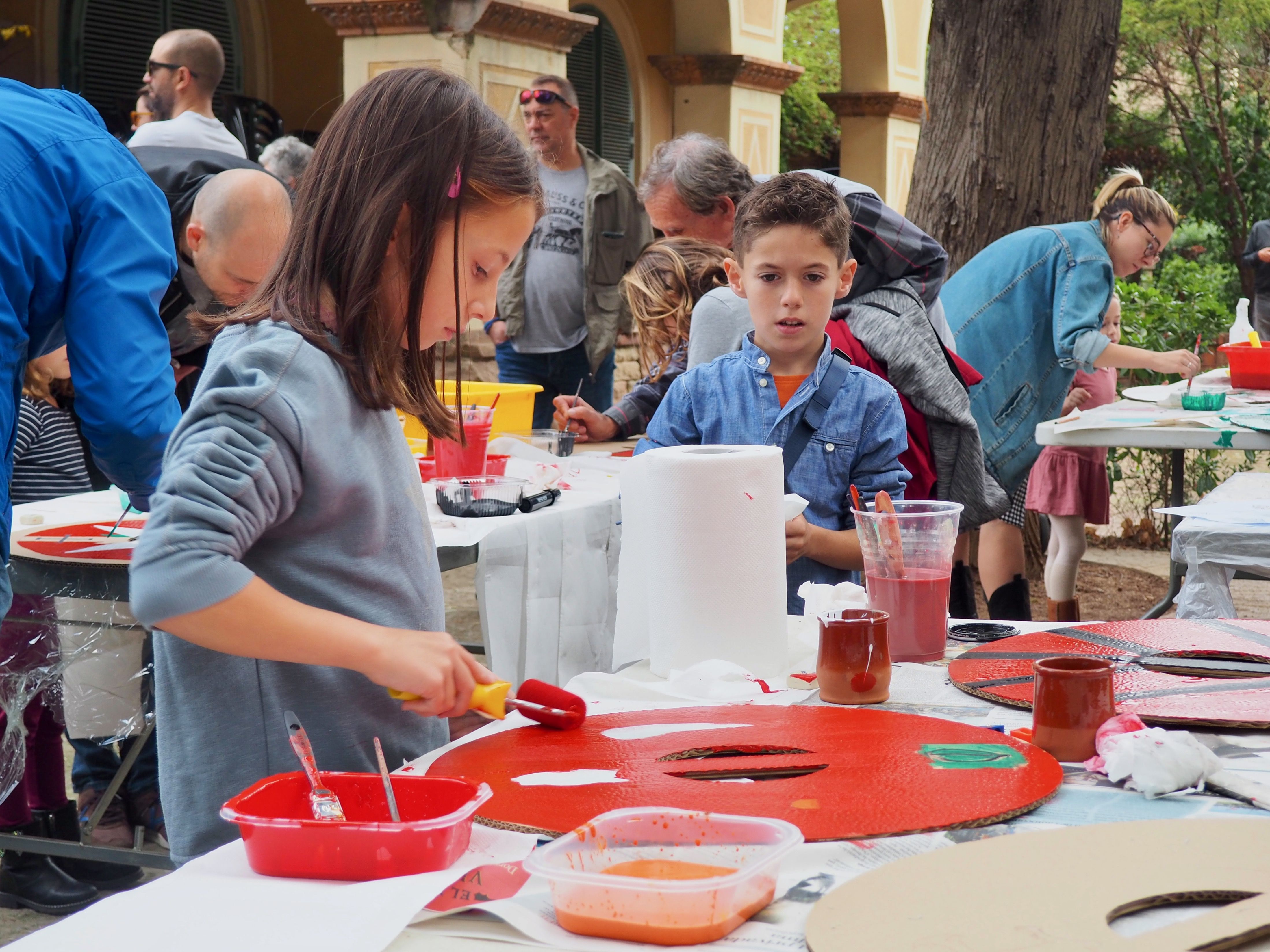 Manualitats i campament medieval a càrrec de La Constància i el CRAC. FOTO: Mónica García Moreno 