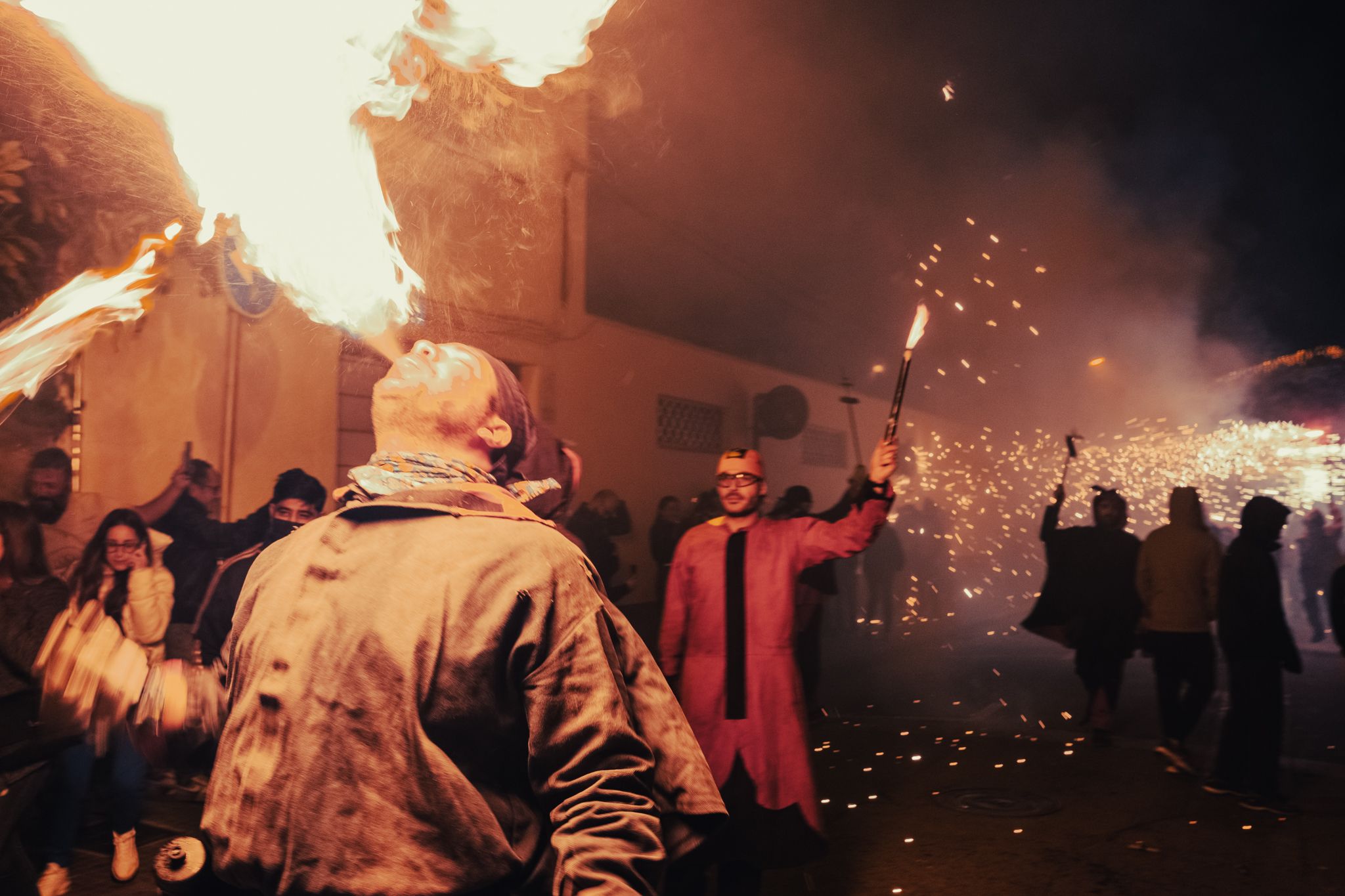 Correfoc dels Diables i Contrapregó Festa Major de Sant Martí 2022. FOTO: Ale Gómez