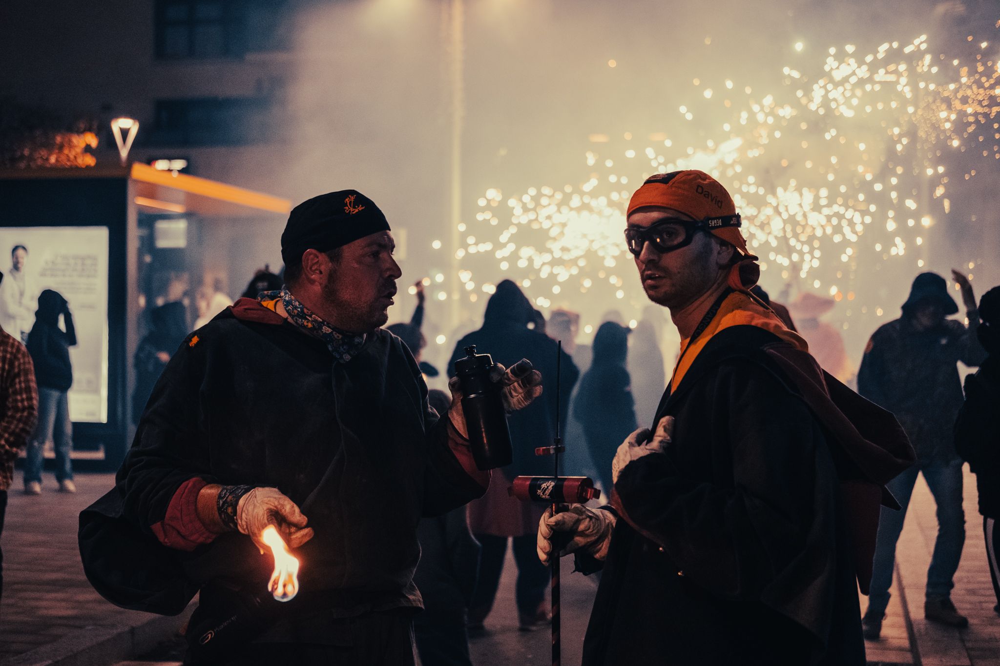 Correfoc dels Diables i Contrapregó Festa Major de Sant Martí 2022. FOTO: Ale Gómez