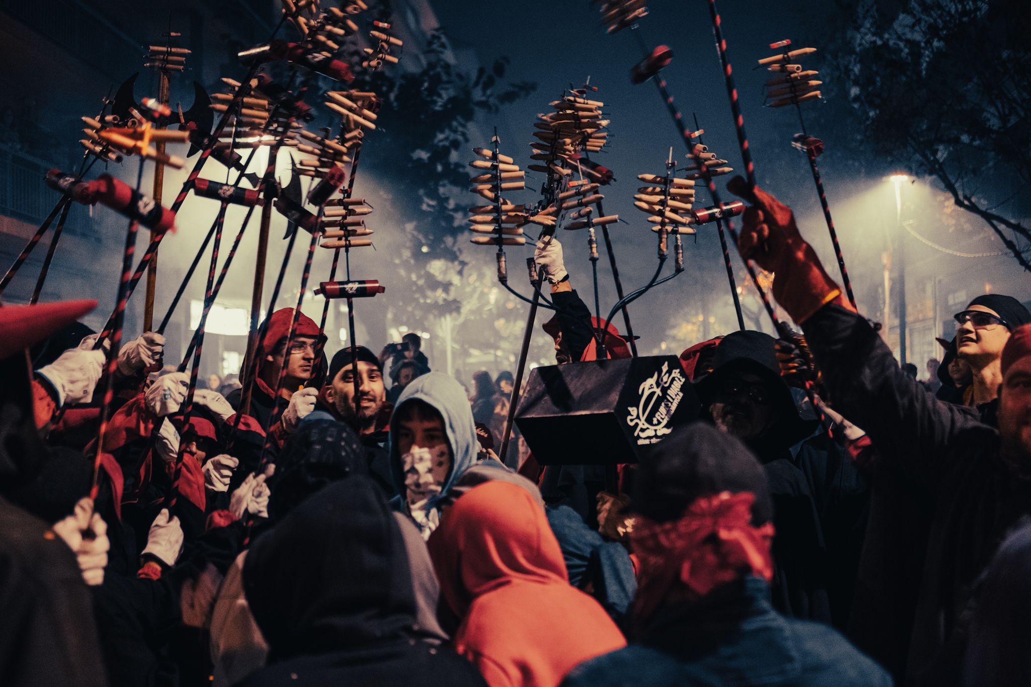 Correfoc dels Diables i Contrapregó Festa Major de Sant Martí 2022. FOTO: Ale Gómez