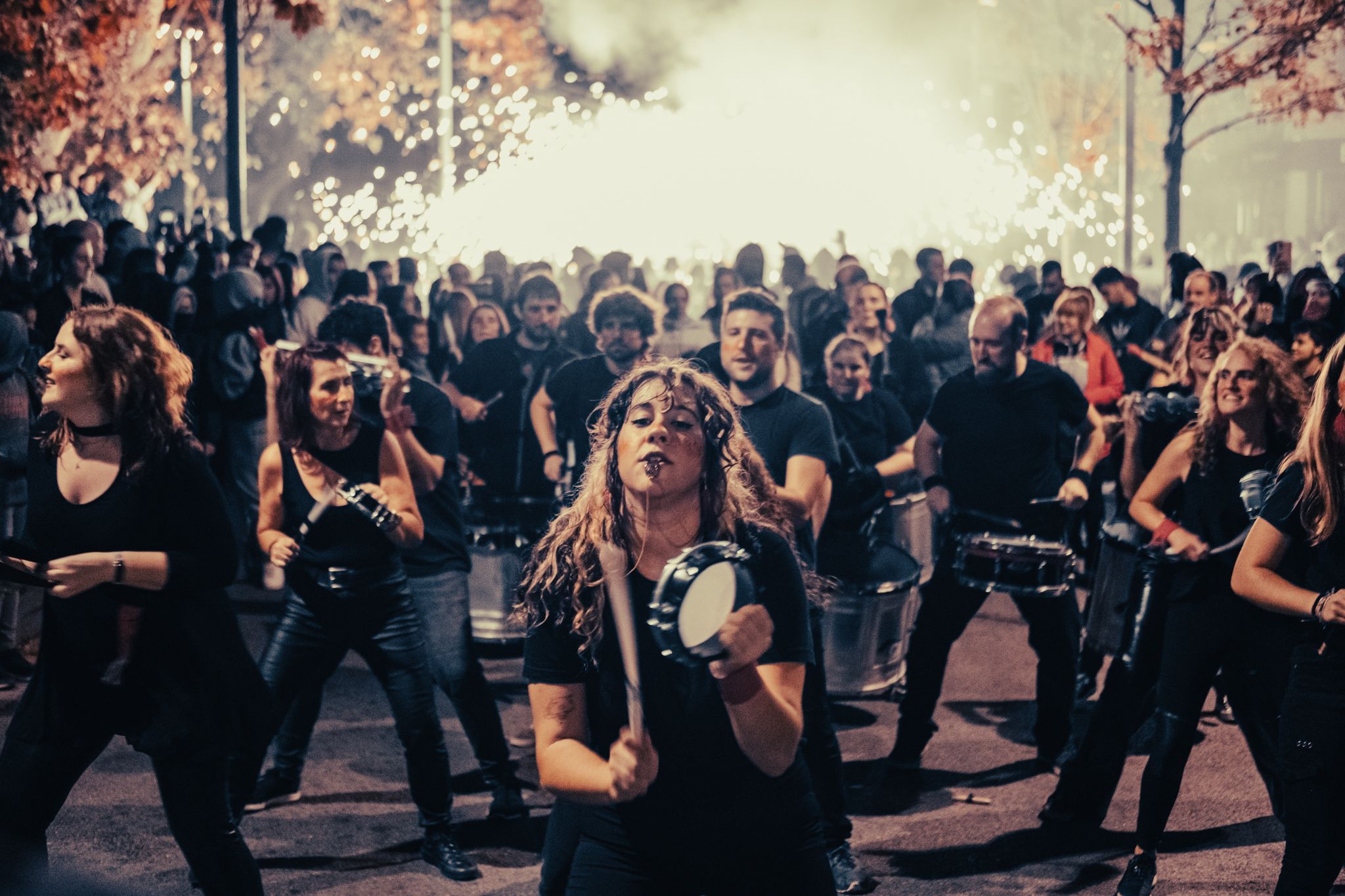 Correfoc dels Diables i Contrapregó Festa Major de Sant Martí 2022. FOTO: Ale Gómez