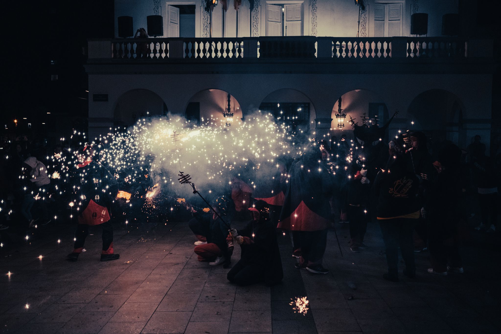 Correfoc dels Diables i Contrapregó Festa Major de Sant Martí 2022. FOTO: Ale Gómez