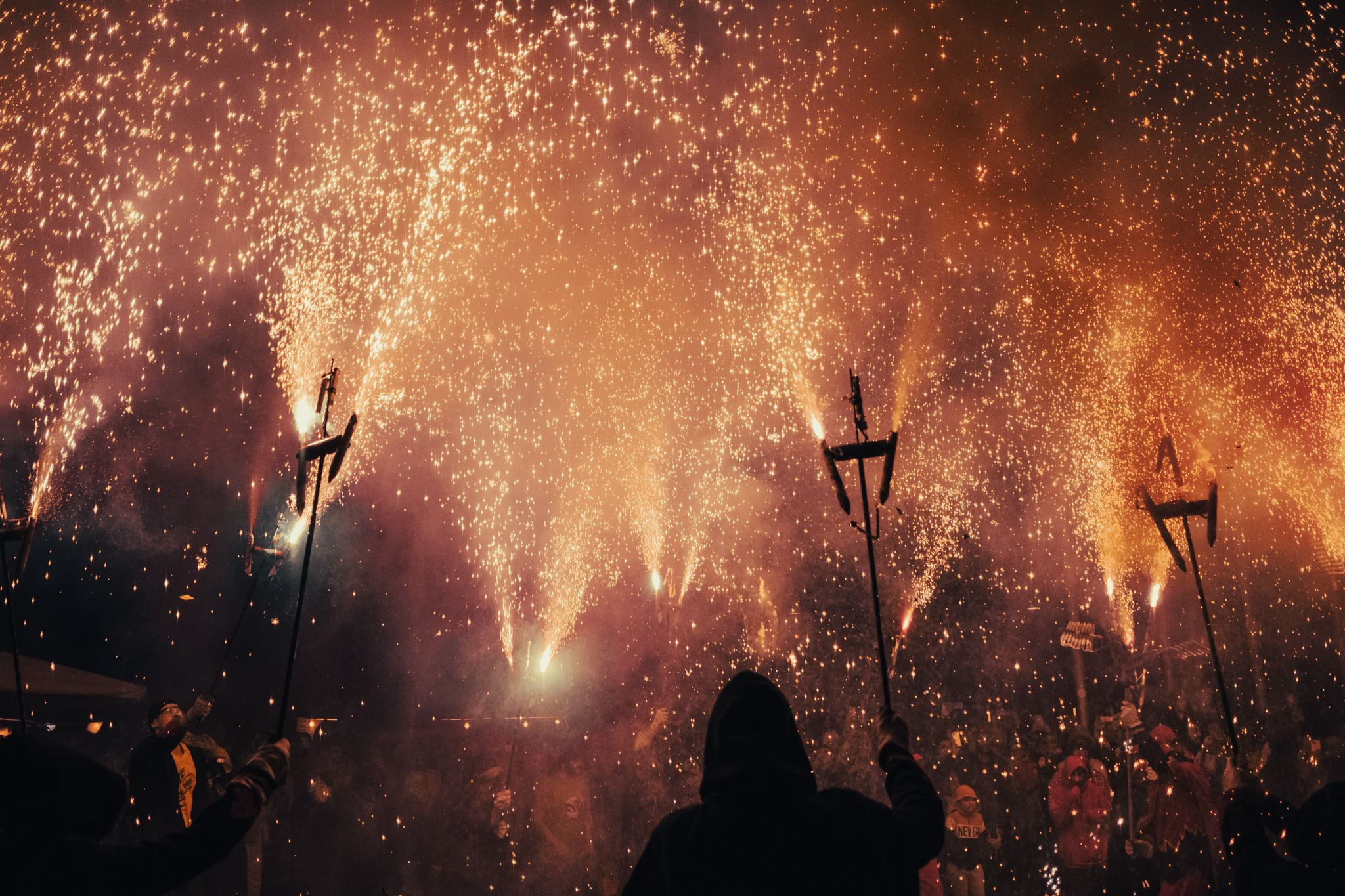 Correfoc dels Diables i Contrapregó Festa Major de Sant Martí 2022. FOTO: Ale Gómez