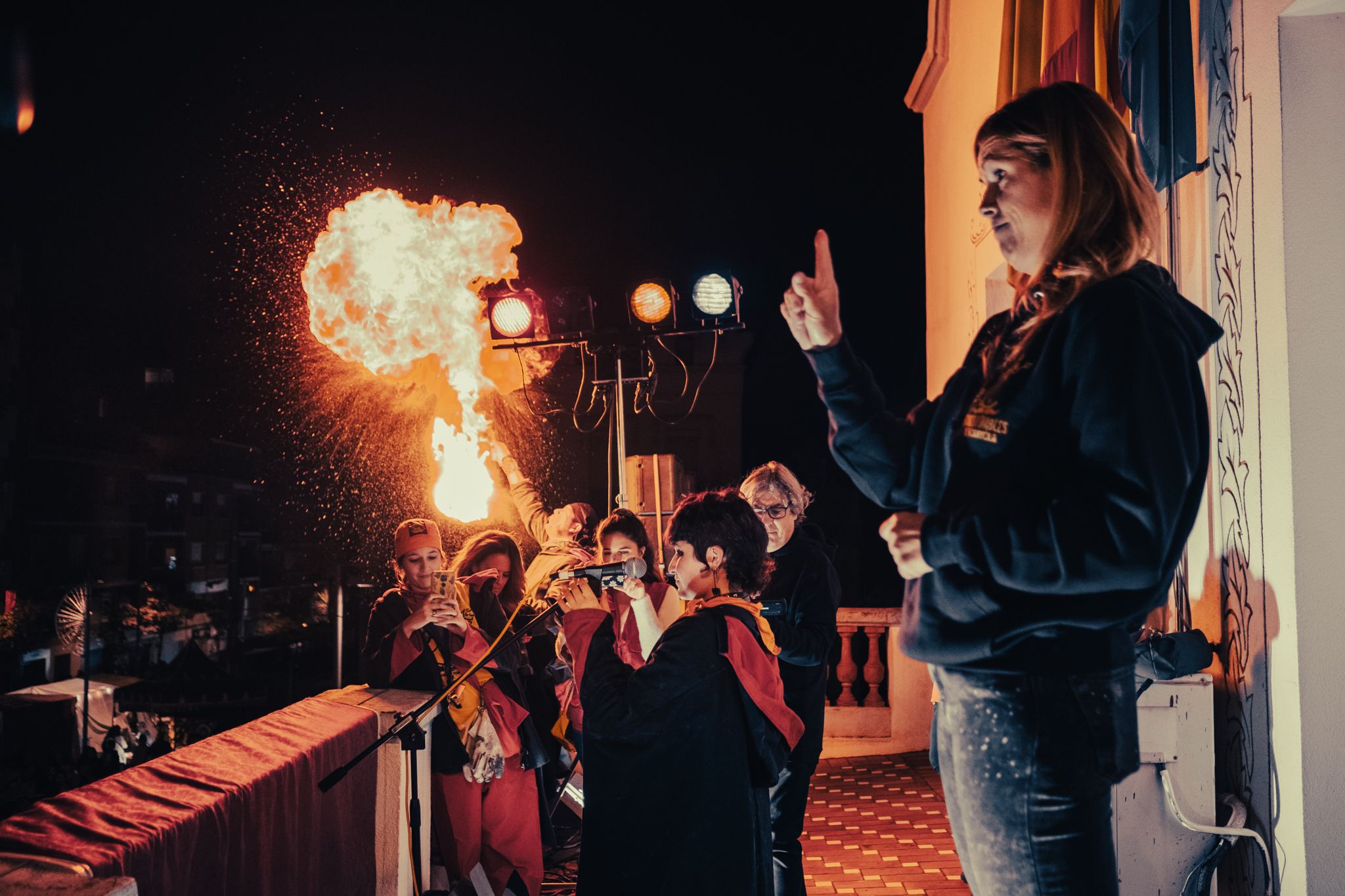 Correfoc dels Diables i Contrapregó Festa Major de Sant Martí 2022. FOTO: Ale Gómez