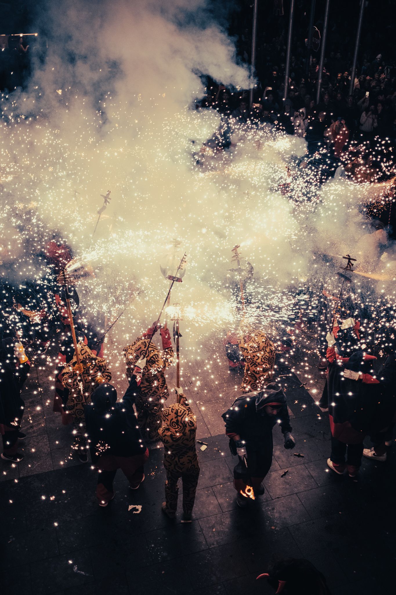 Correfoc dels Diables i Contrapregó Festa Major de Sant Martí 2022. FOTO: Ale Gómez