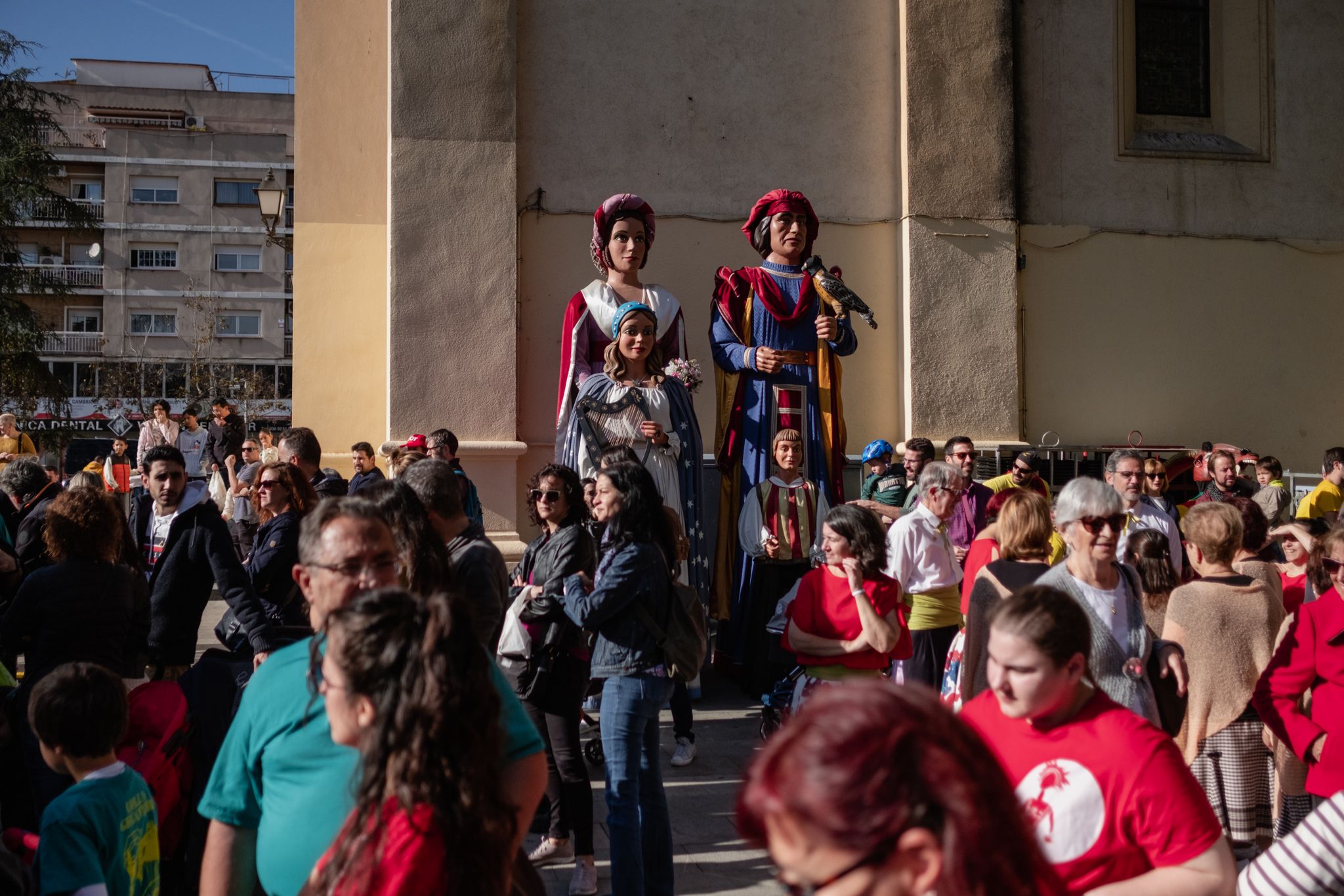 Actuacions de cultura popular a la Festa Major de Sant Martí 2022. FOTO: Ale Gómez