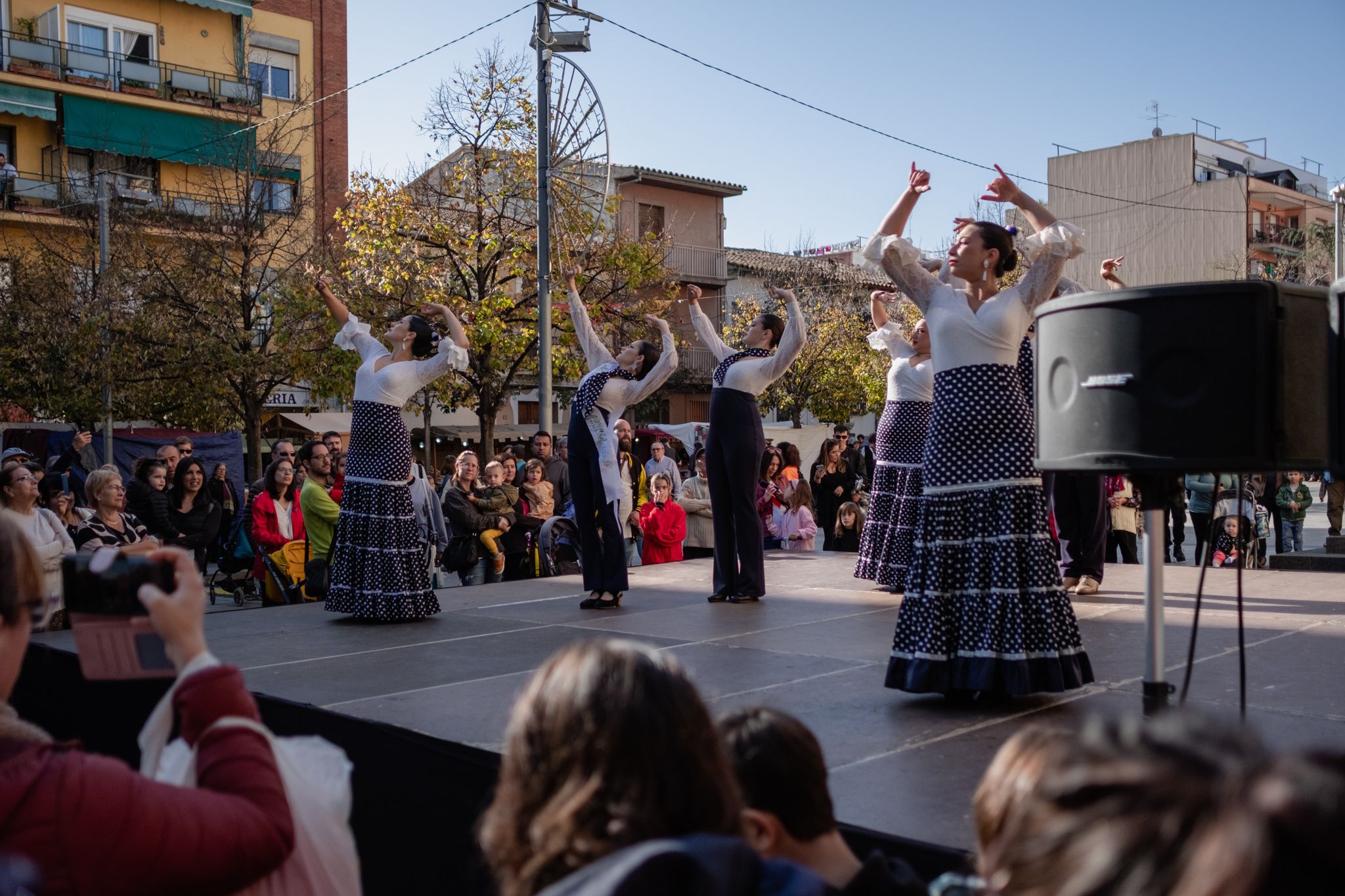 Actuacions de cultura popular a la Festa Major de Sant Martí 2022. FOTO: Ale Gómez