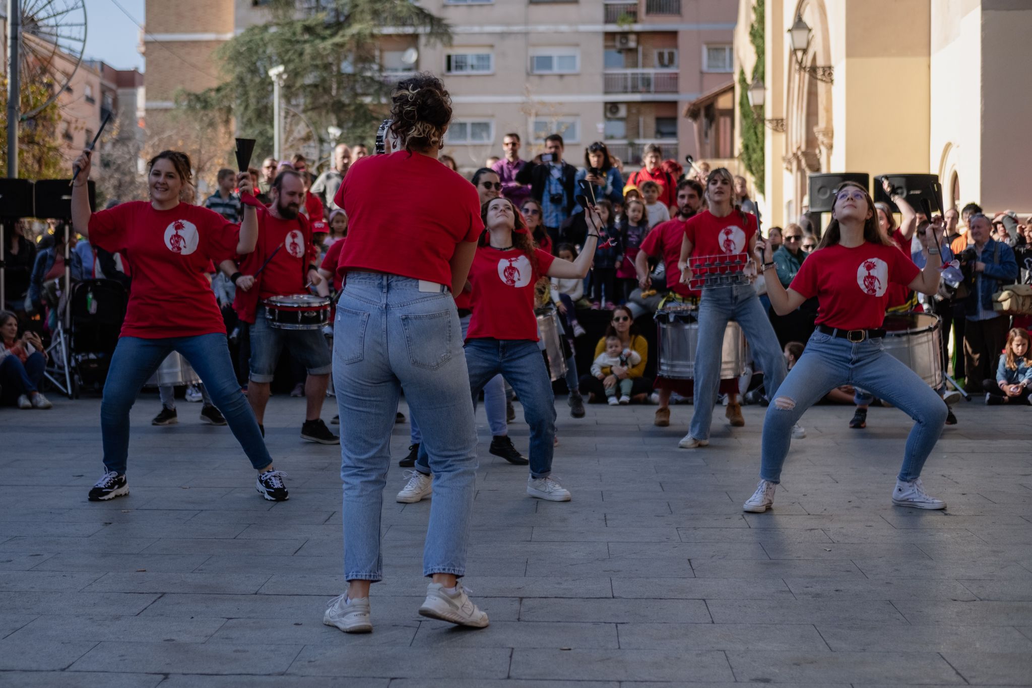 Actuacions de cultura popular a la Festa Major de Sant Martí 2022. FOTO: Ale Gómez