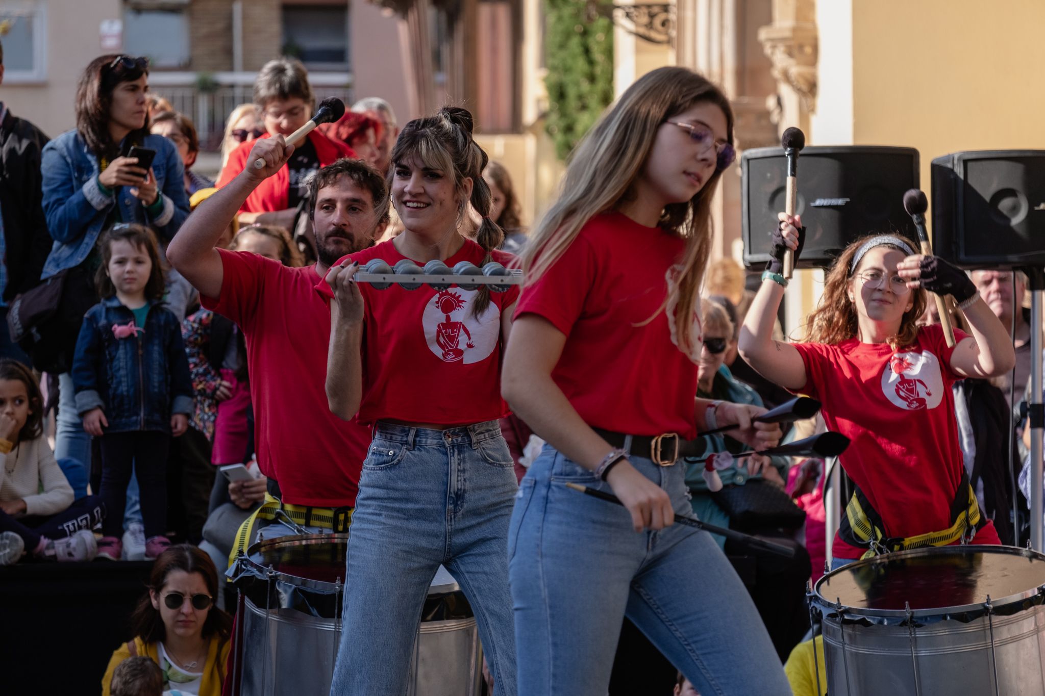 Actuacions de cultura popular a la Festa Major de Sant Martí 2022. FOTO: Ale Gómez