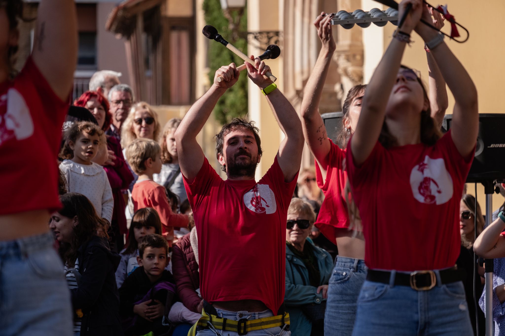 Actuacions de cultura popular a la Festa Major de Sant Martí 2022. FOTO: Ale Gómez