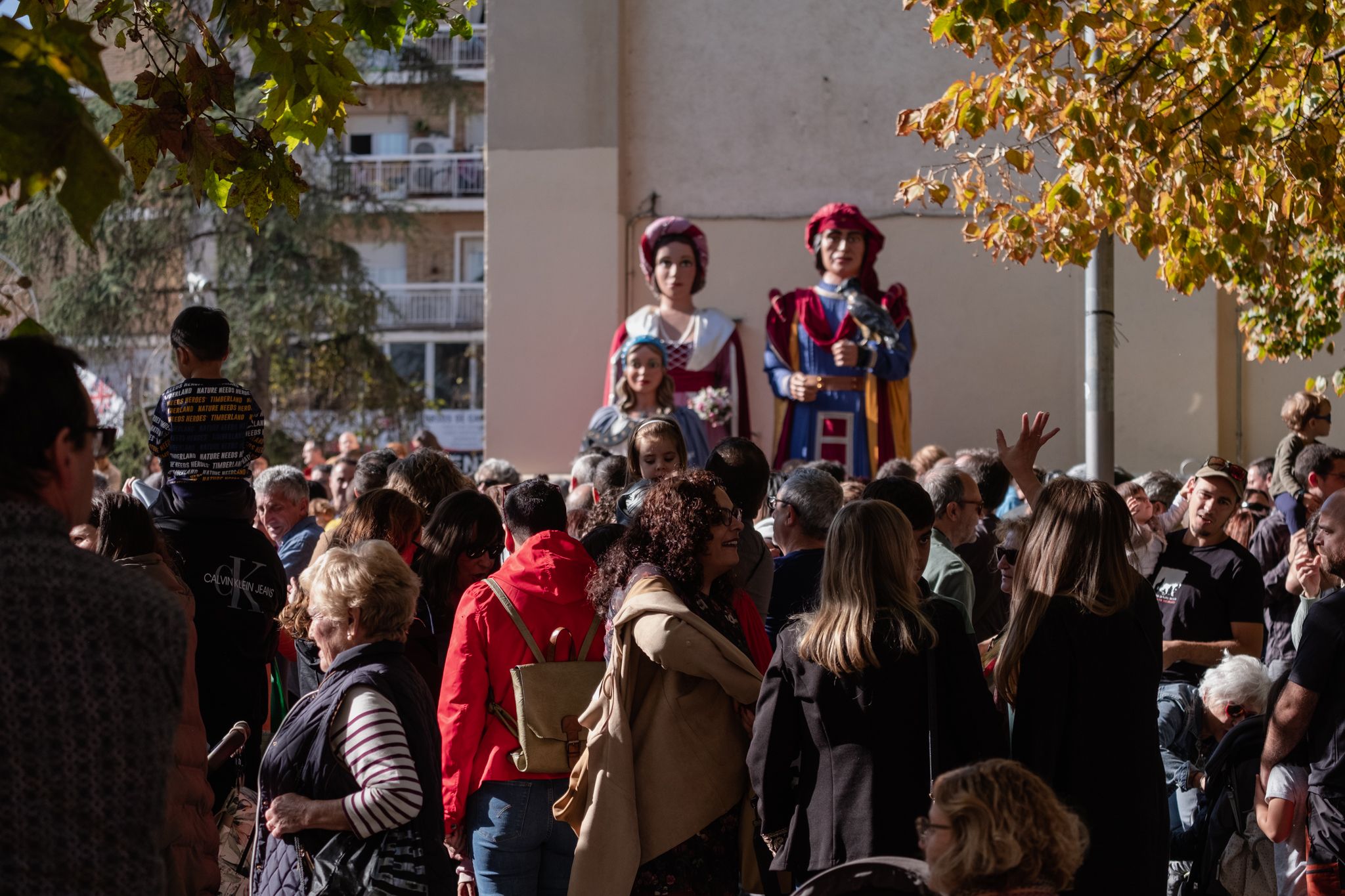 Actuacions de cultura popular a la Festa Major de Sant Martí 2022. FOTO: Ale Gómez