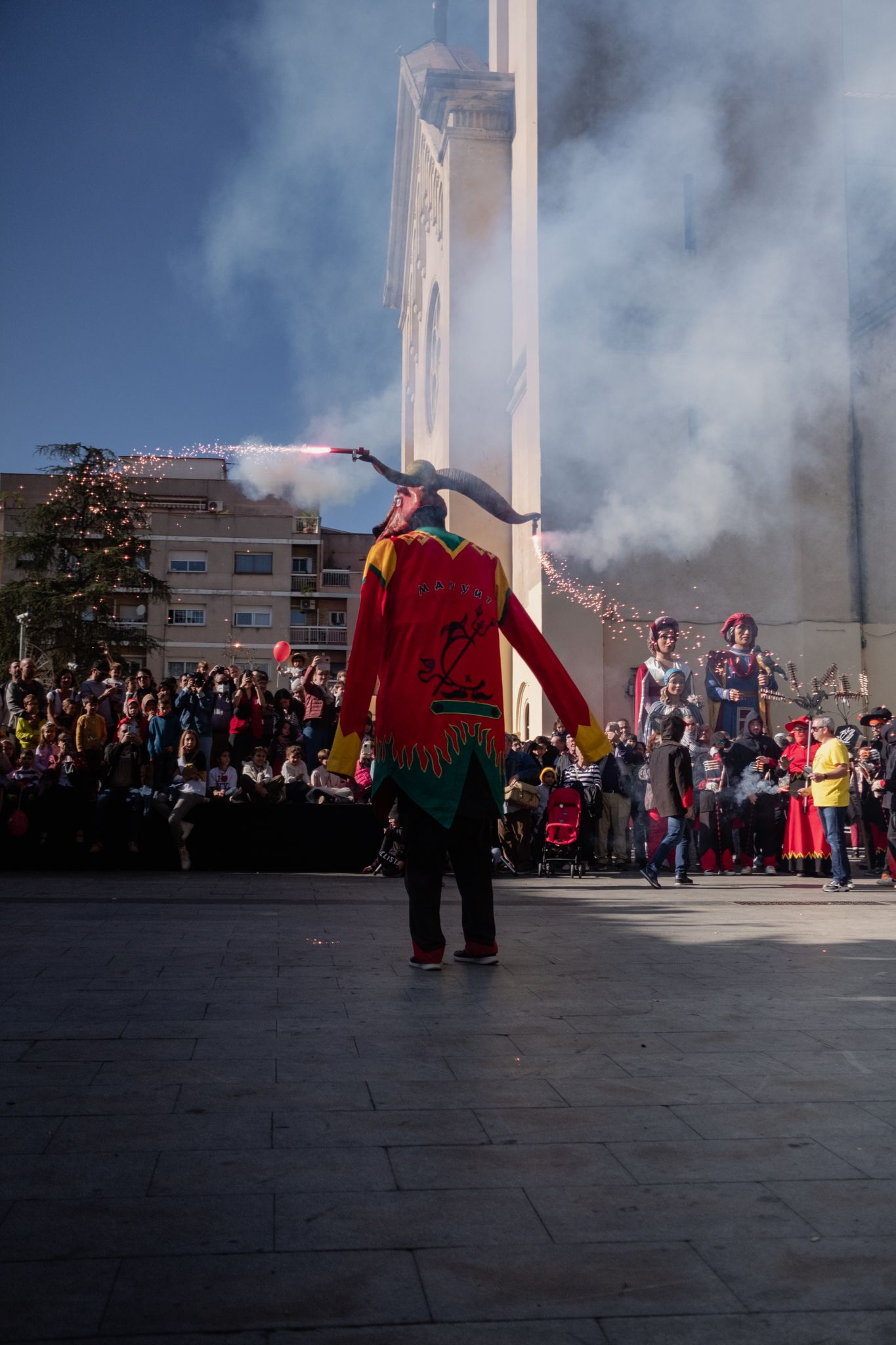 Actuacions de cultura popular a la Festa Major de Sant Martí 2022. FOTO: Ale Gómez