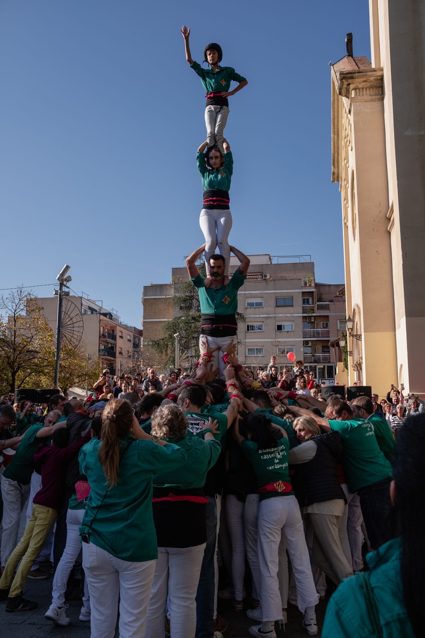 Actuacions de cultura popular a la Festa Major de Sant Martí 2022. FOTO: Ale Gómez