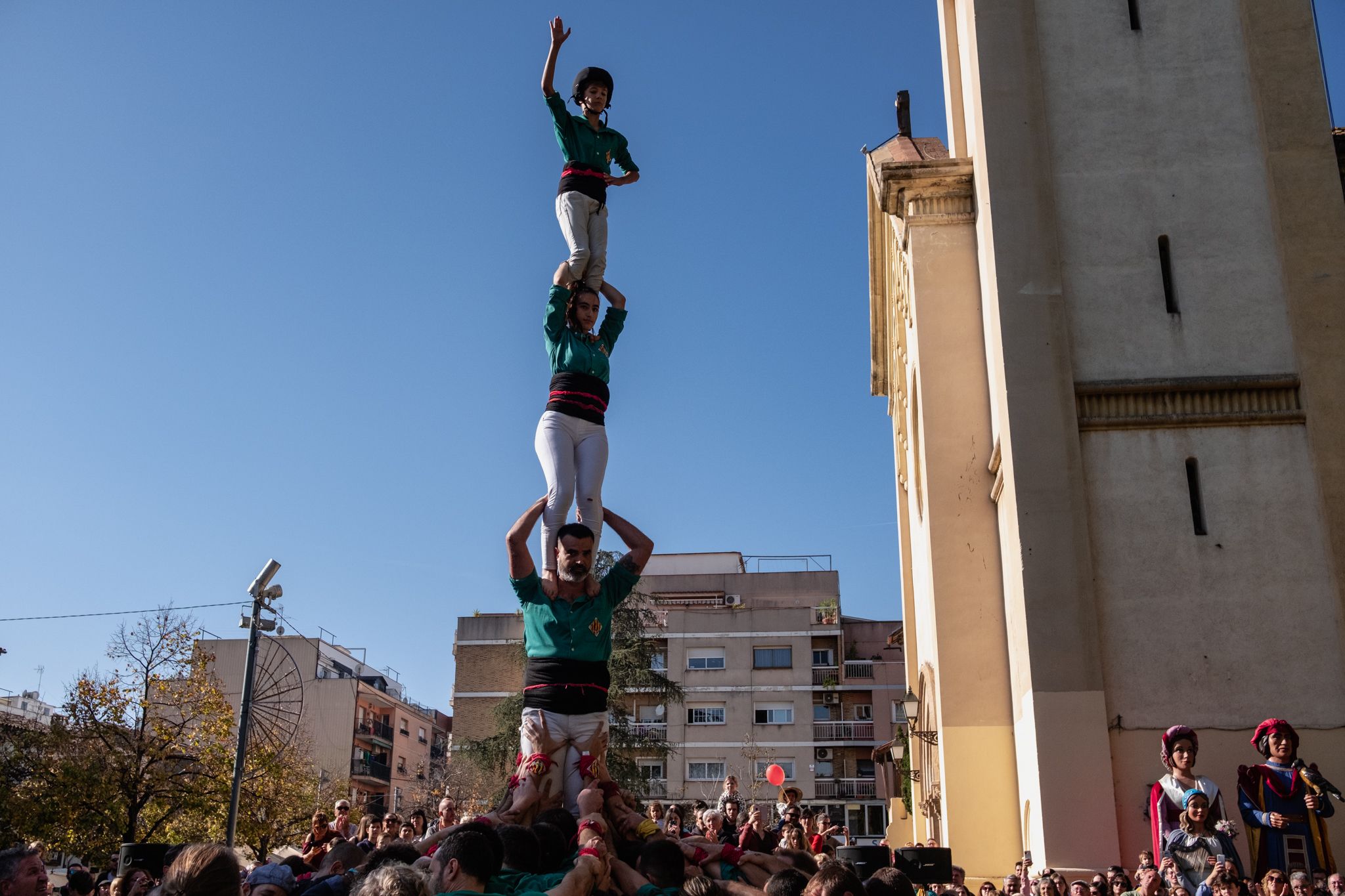 Actuacions de cultura popular a la Festa Major de Sant Martí 2022. FOTO: Ale Gómez