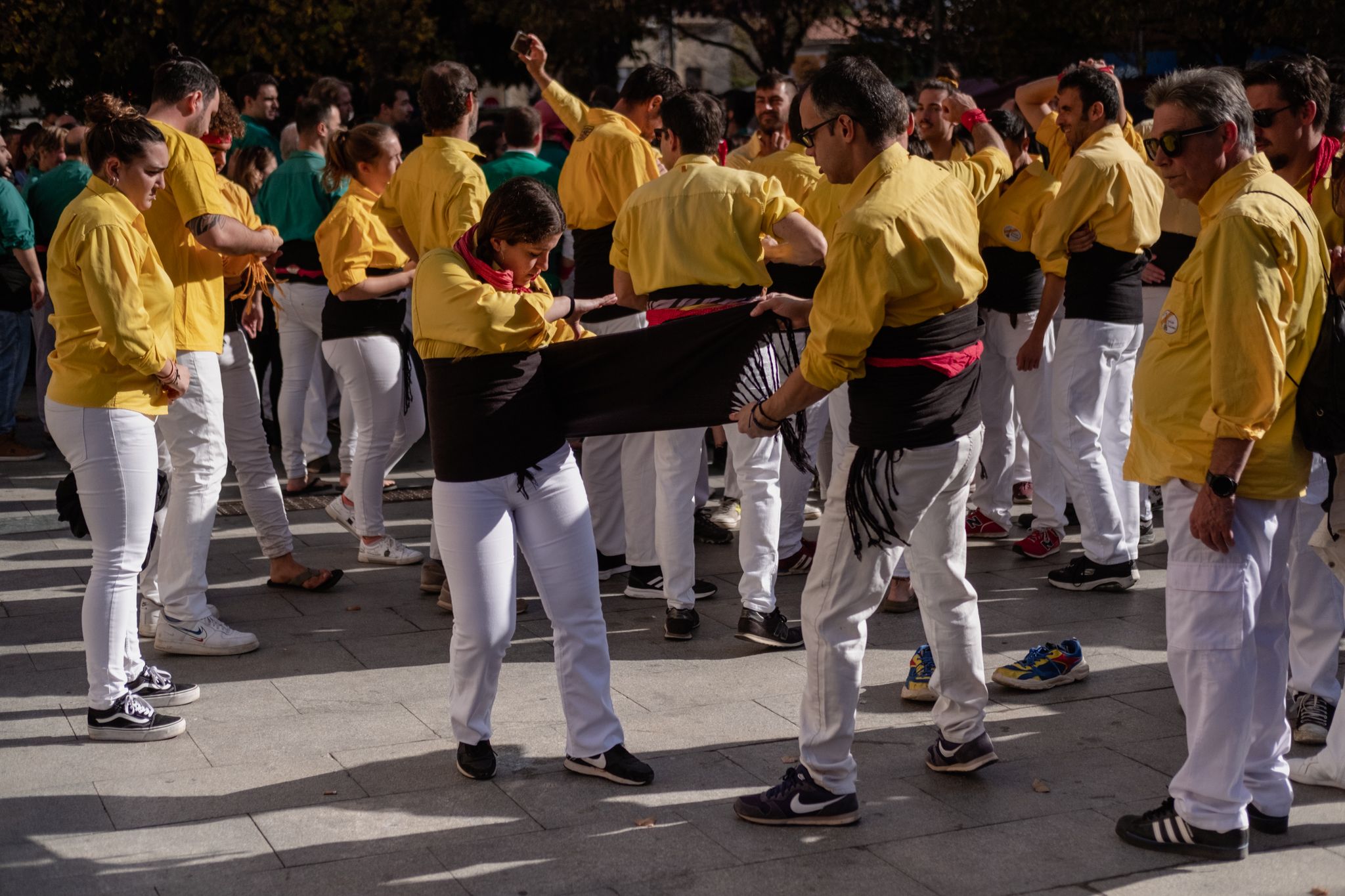 Actuacions de cultura popular a la Festa Major de Sant Martí 2022. FOTO: Ale Gómez