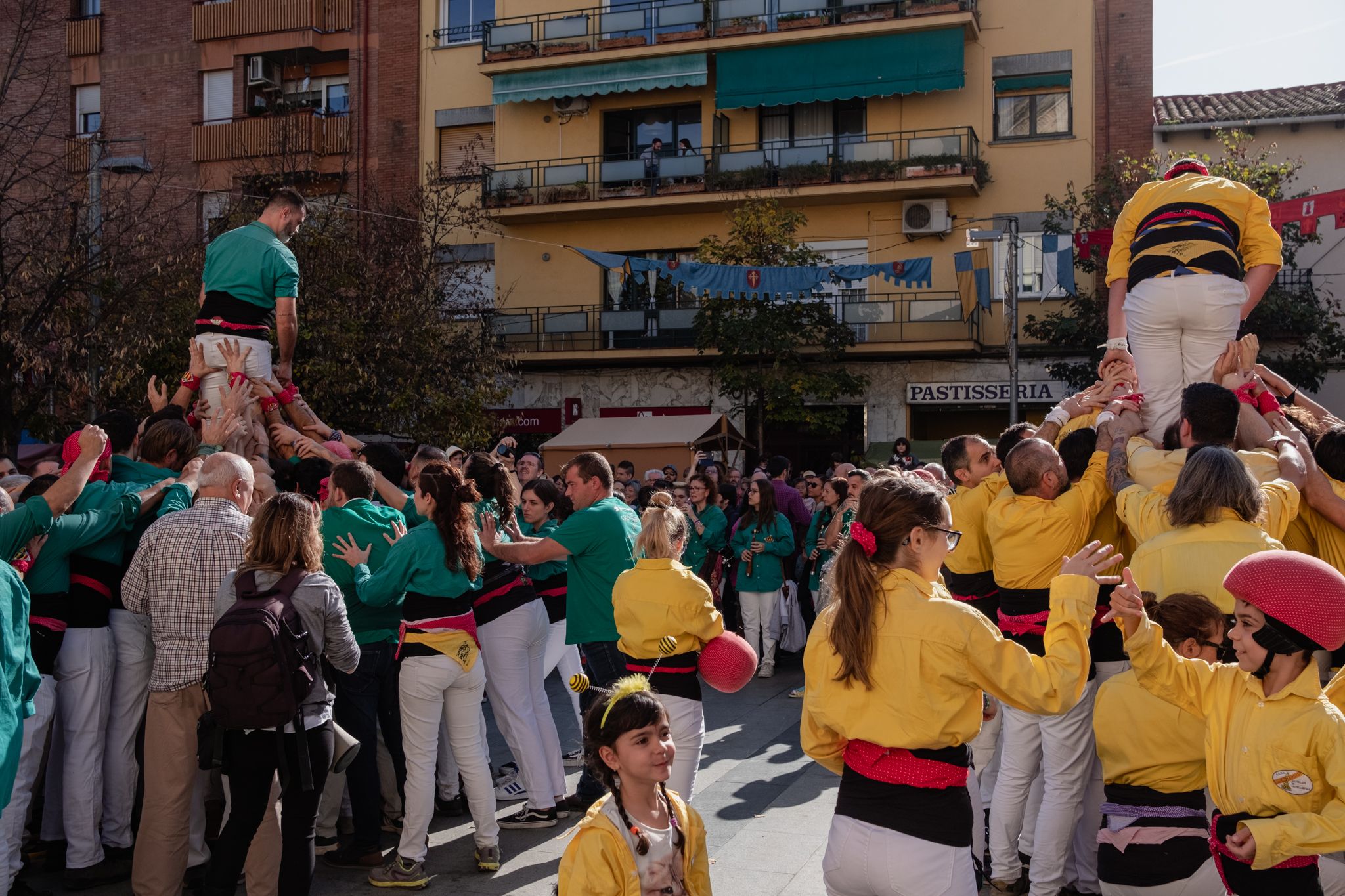 Actuacions de cultura popular a la Festa Major de Sant Martí 2022. FOTO: Ale Gómez