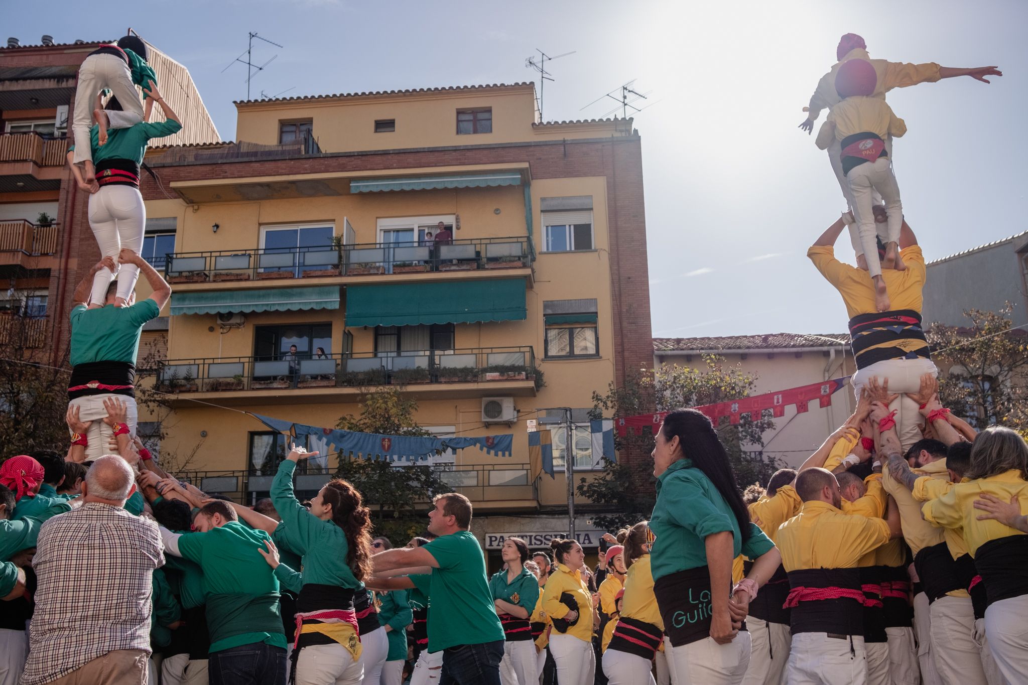 Actuacions de cultura popular a la Festa Major de Sant Martí 2022. FOTO: Ale Gómez