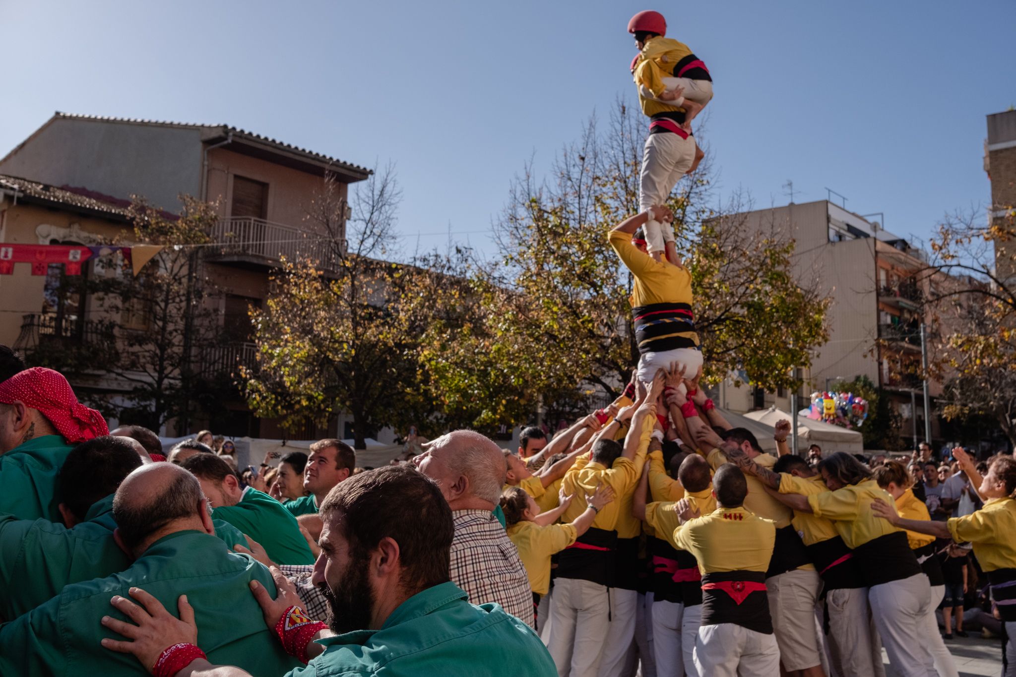 Actuacions de cultura popular a la Festa Major de Sant Martí 2022. FOTO: Ale Gómez