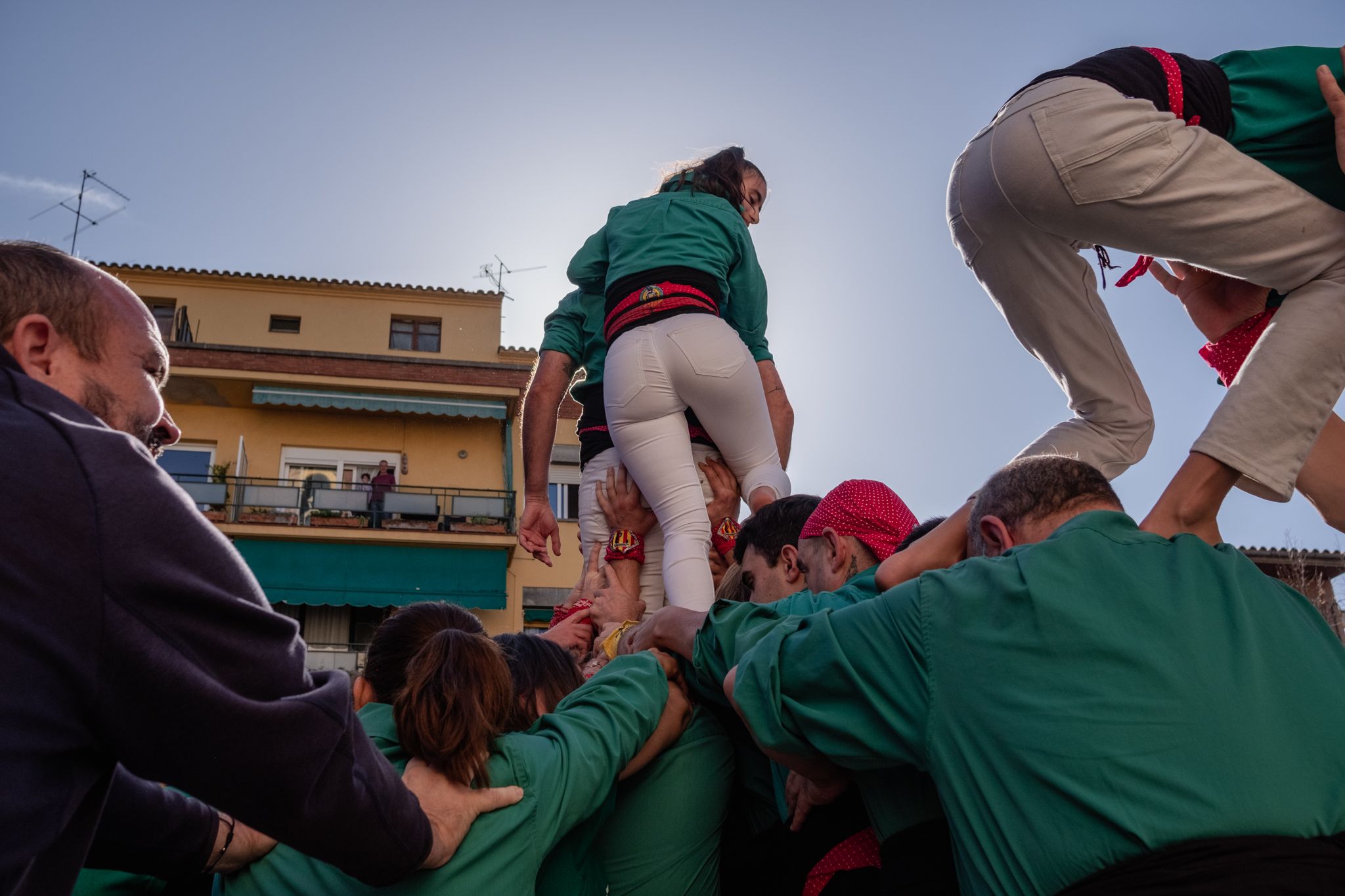 Actuacions de cultura popular a la Festa Major de Sant Martí 2022. FOTO: Ale Gómez