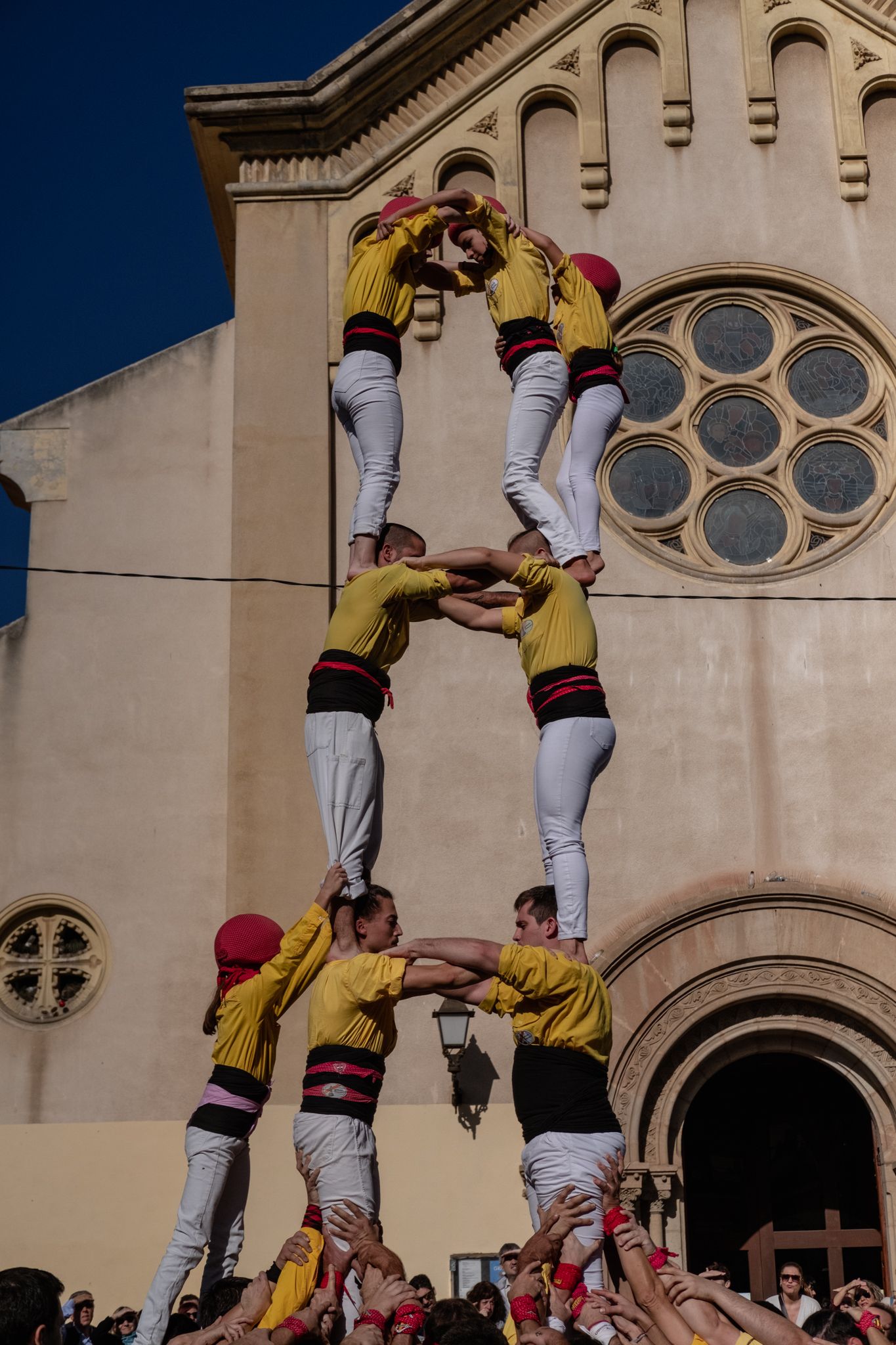 Actuacions de cultura popular a la Festa Major de Sant Martí 2022. FOTO: Ale Gómez