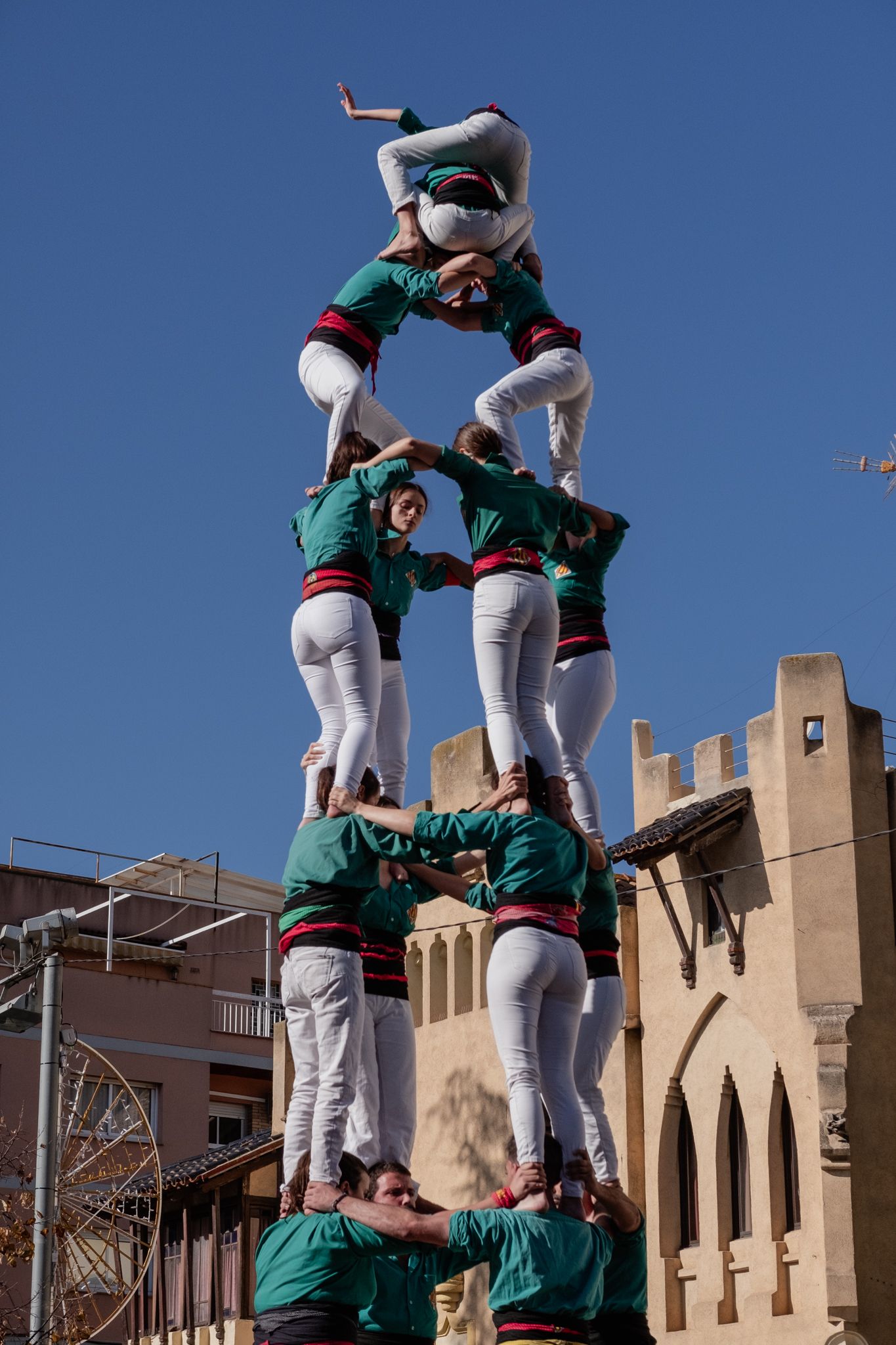 Actuacions de cultura popular a la Festa Major de Sant Martí 2022. FOTO: Ale Gómez