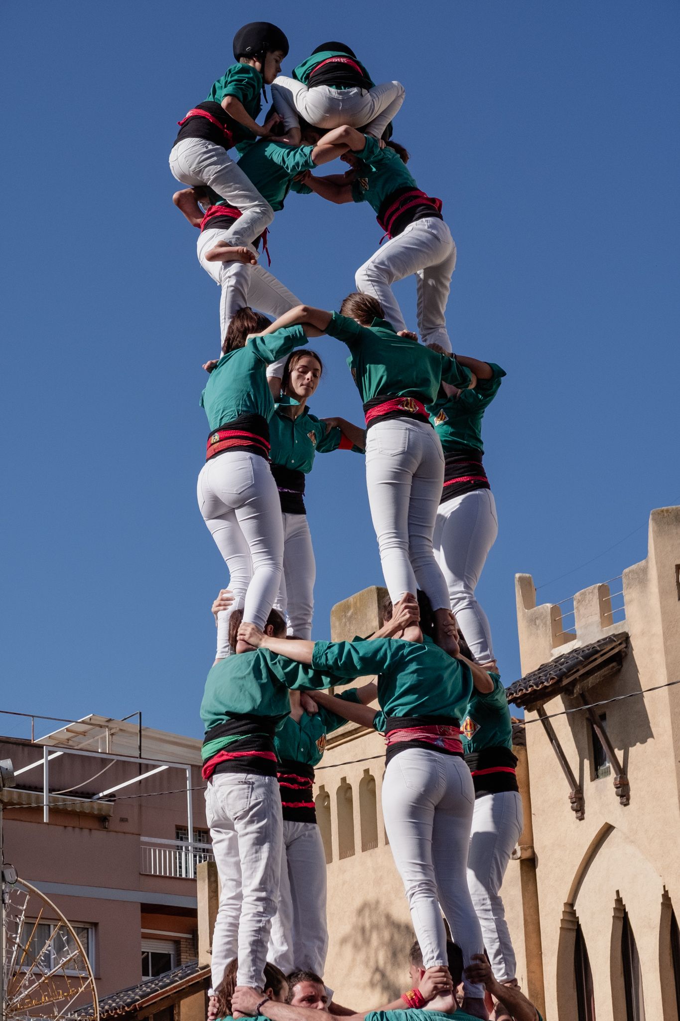 Actuacions de cultura popular a la Festa Major de Sant Martí 2022. FOTO: Ale Gómez