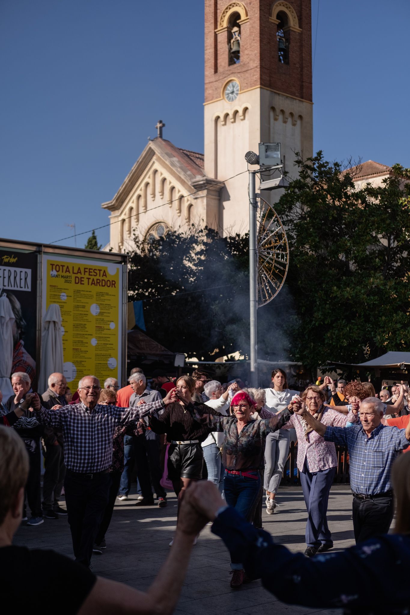 Actuacions de cultura popular a la Festa Major de Sant Martí 2022. FOTO: Ale Gómez