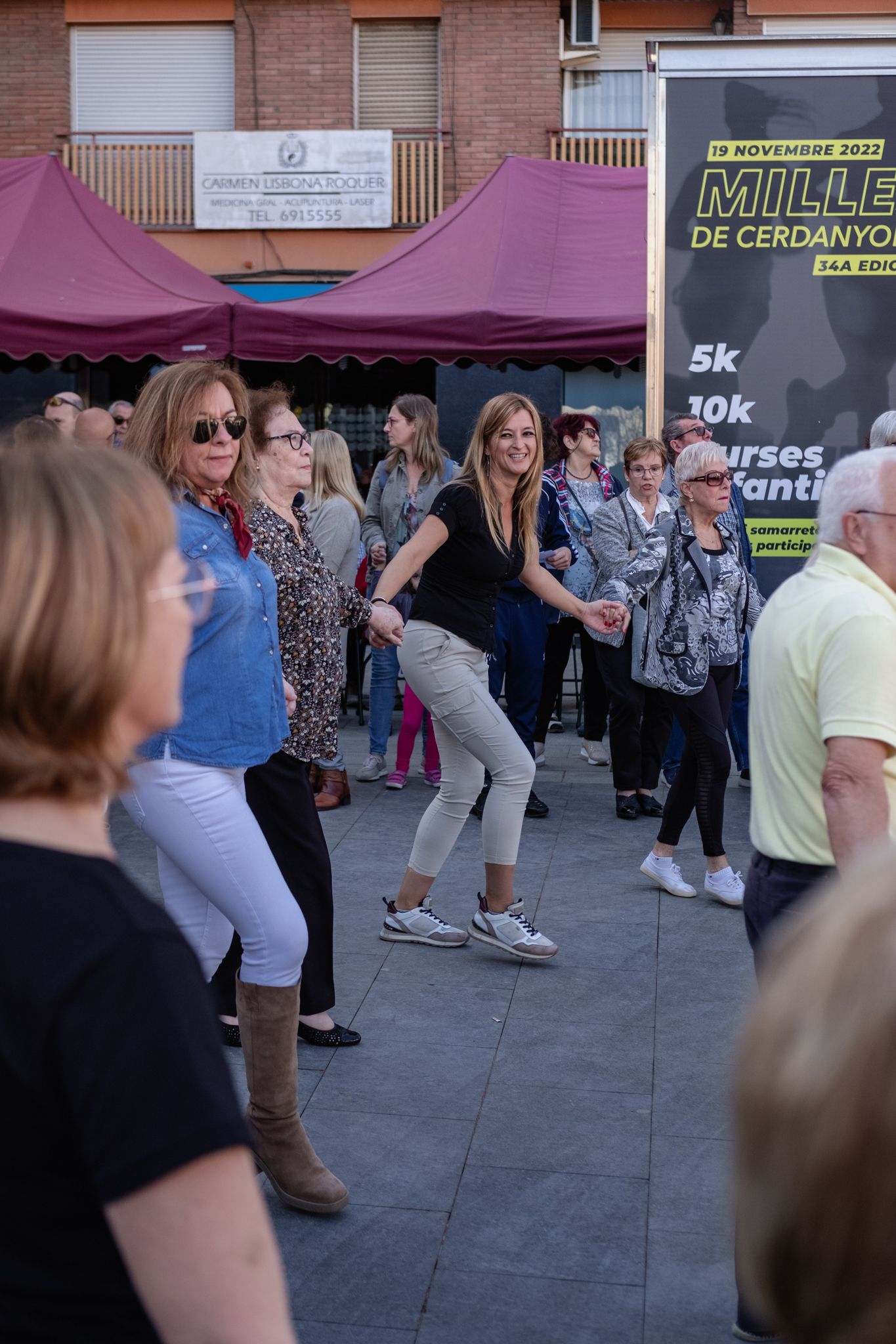 Actuacions de cultura popular a la Festa Major de Sant Martí 2022. FOTO: Ale Gómez