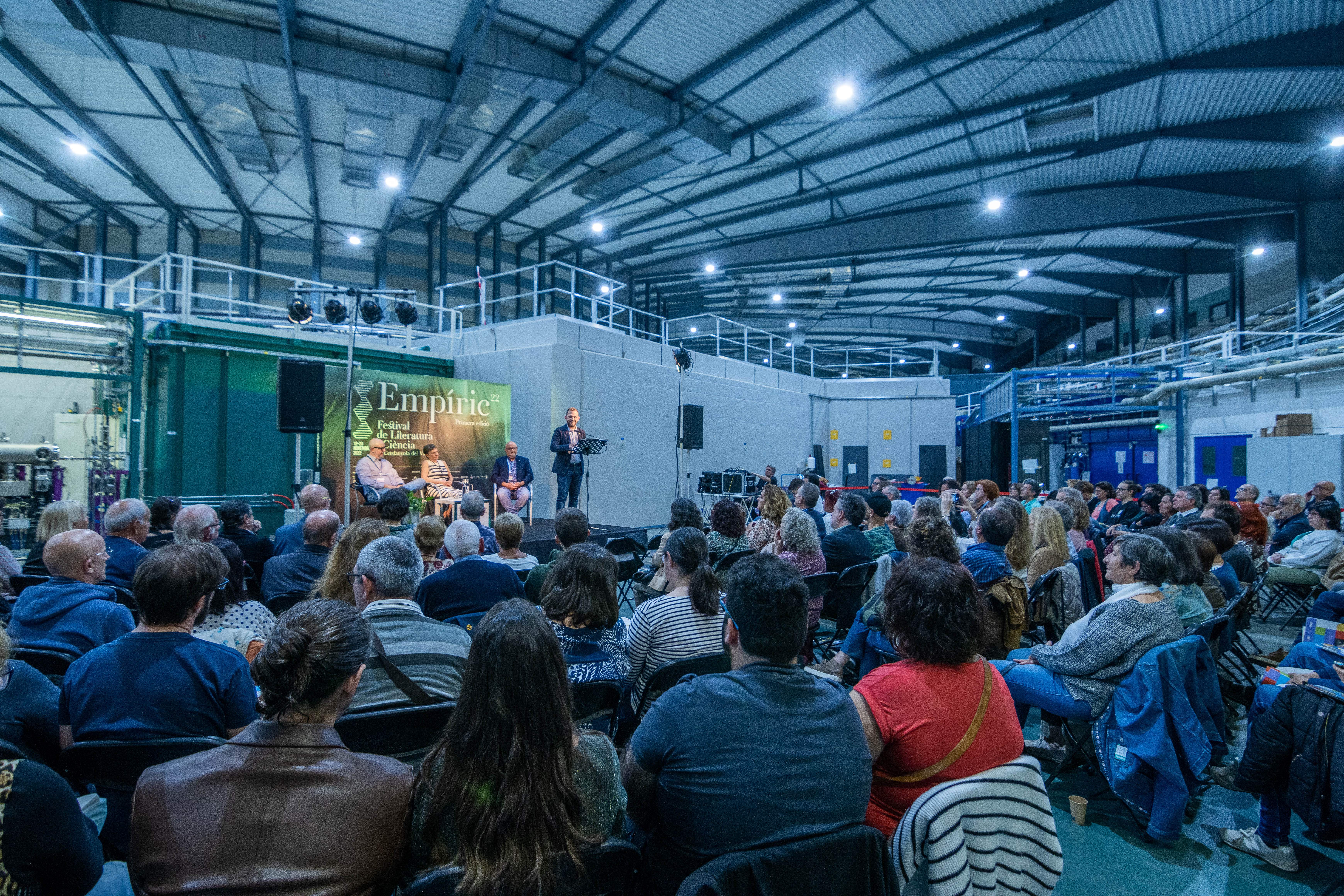 Inauguració del festival Empíric al Sincrotró ALBA. FOTO: Núria Puentes (Ajuntament de Cerdanyola)