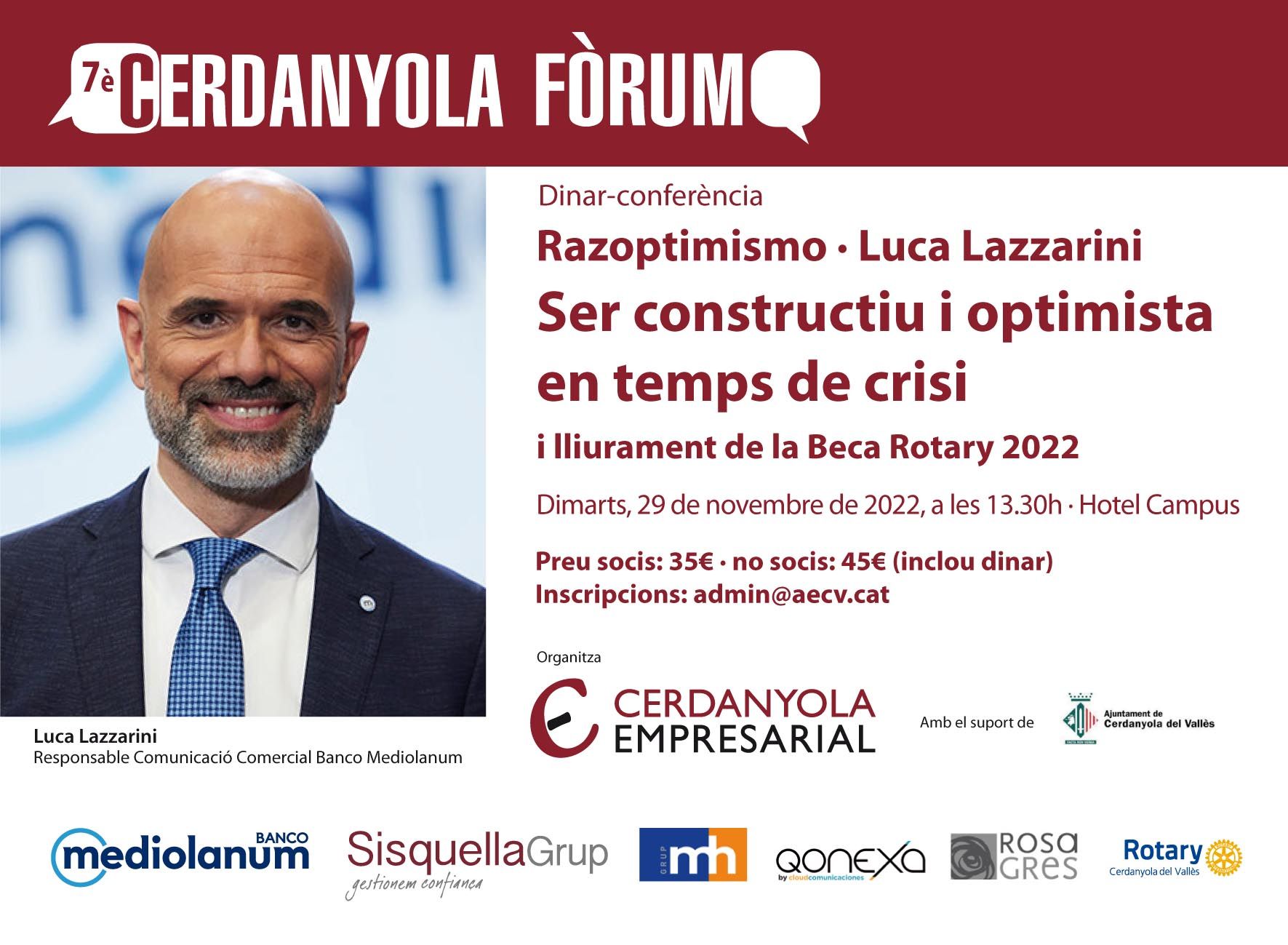 Cartell del CerdanyolaFòrum de 2022. FOTO: Cedida Cartell del CerdanyolaFòrum de 2022. FOTO: Cedida