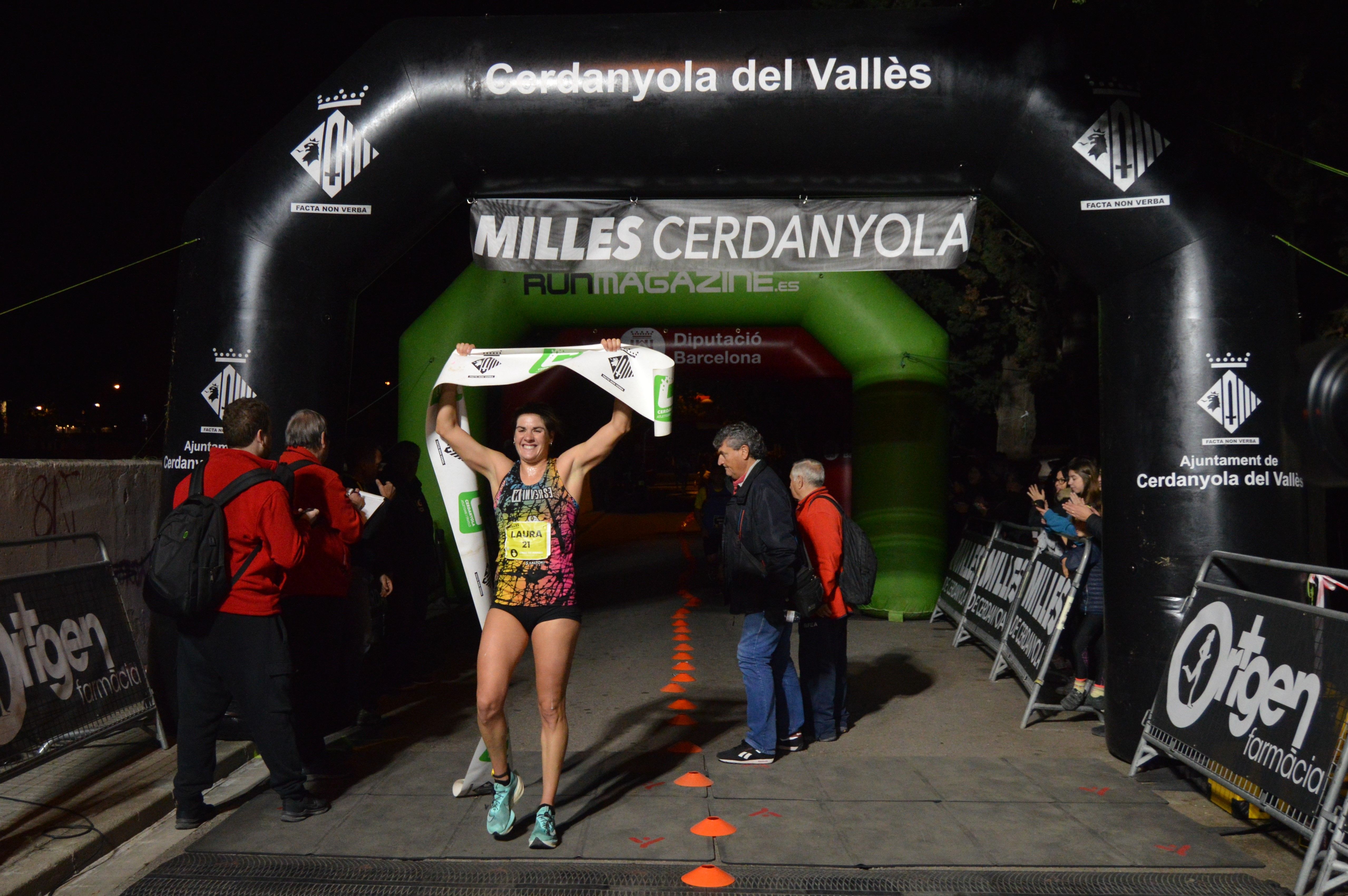 Laura Gómez guanya la cursa 10k femenina de les Milles de Cerdanyola 2022. FOTO: Nora Muñoz Otero