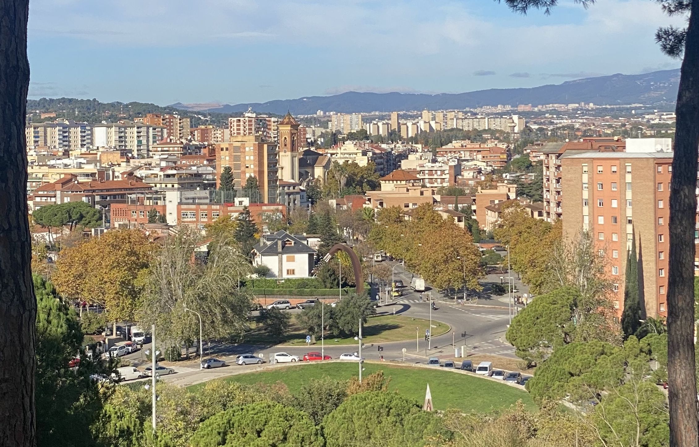 Cerdanyola des del Parc del Turonet. FOTO: Mónica GM