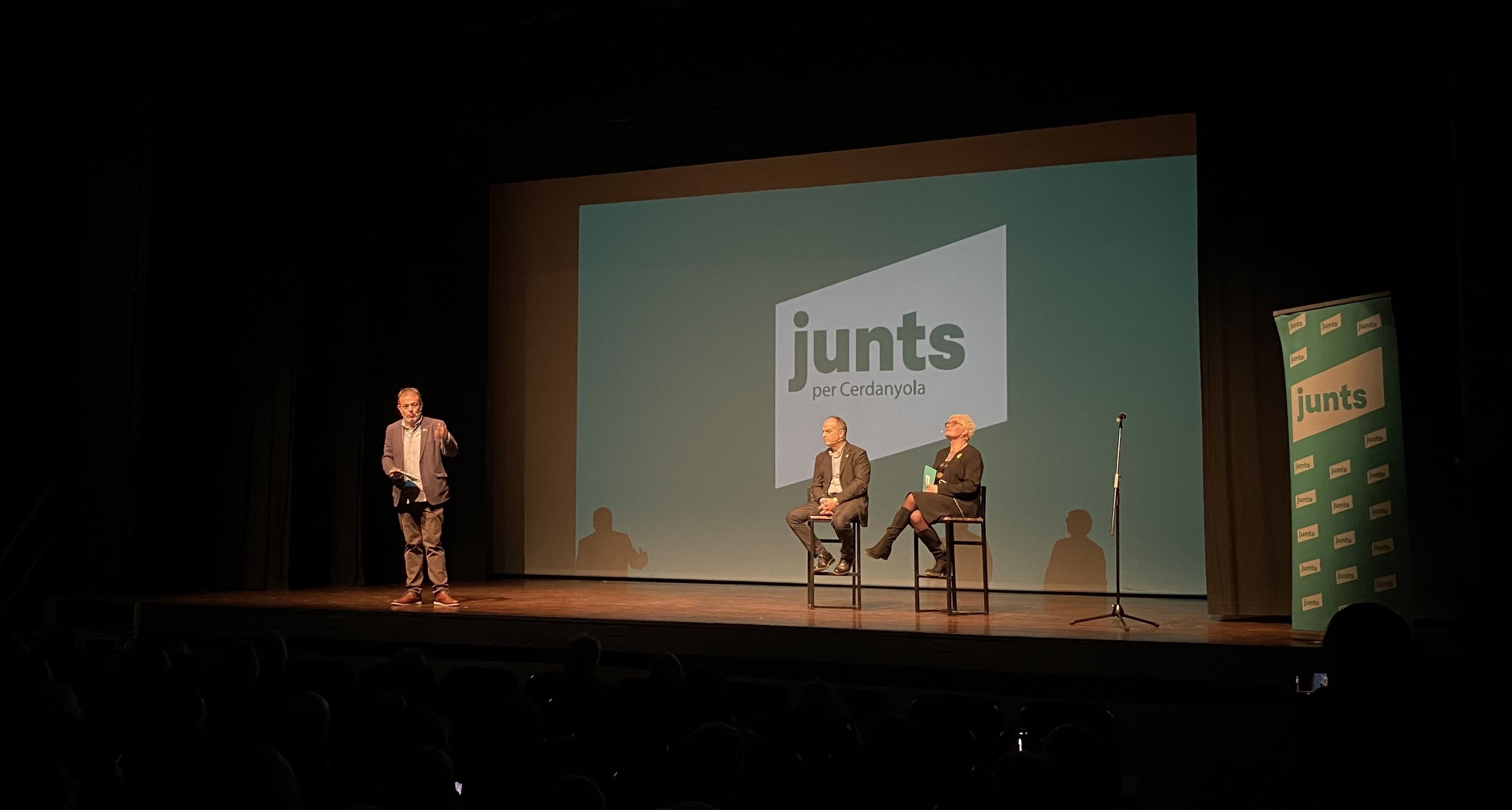 Acte de presentació de Joan Sánchez (Junts per Cerdanyola). Acte de presentació de Joan Sánchez (Junts per Cerdanyola).