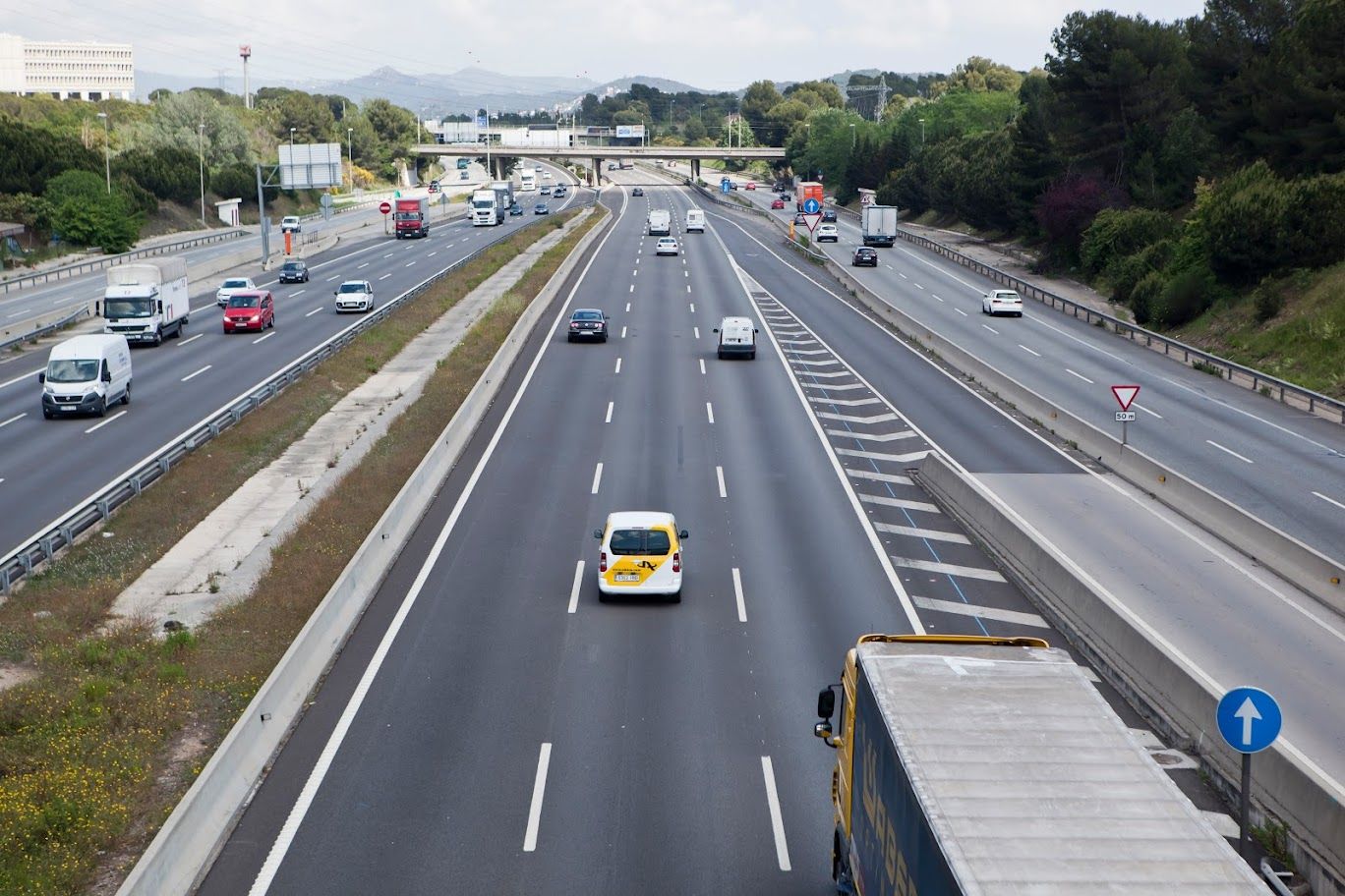 L'autopista Ap-7 al Vallès Occidental. FOTO: Artur Ribera