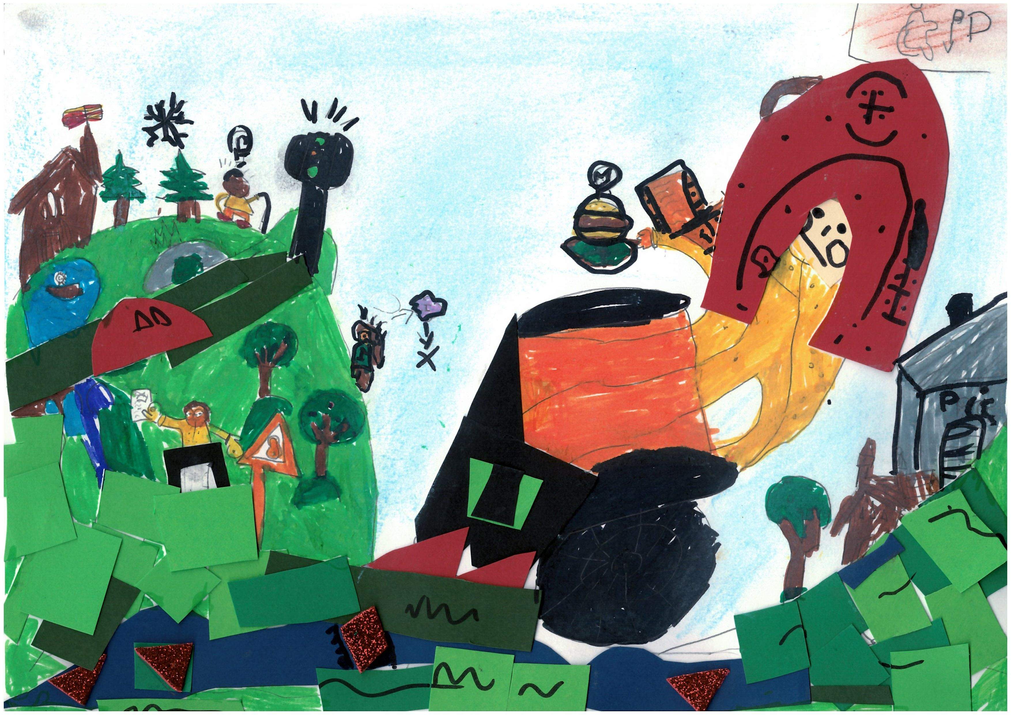 Dibuix guanyador de l'infant Alessandro Solan - Pintem la Diversitat