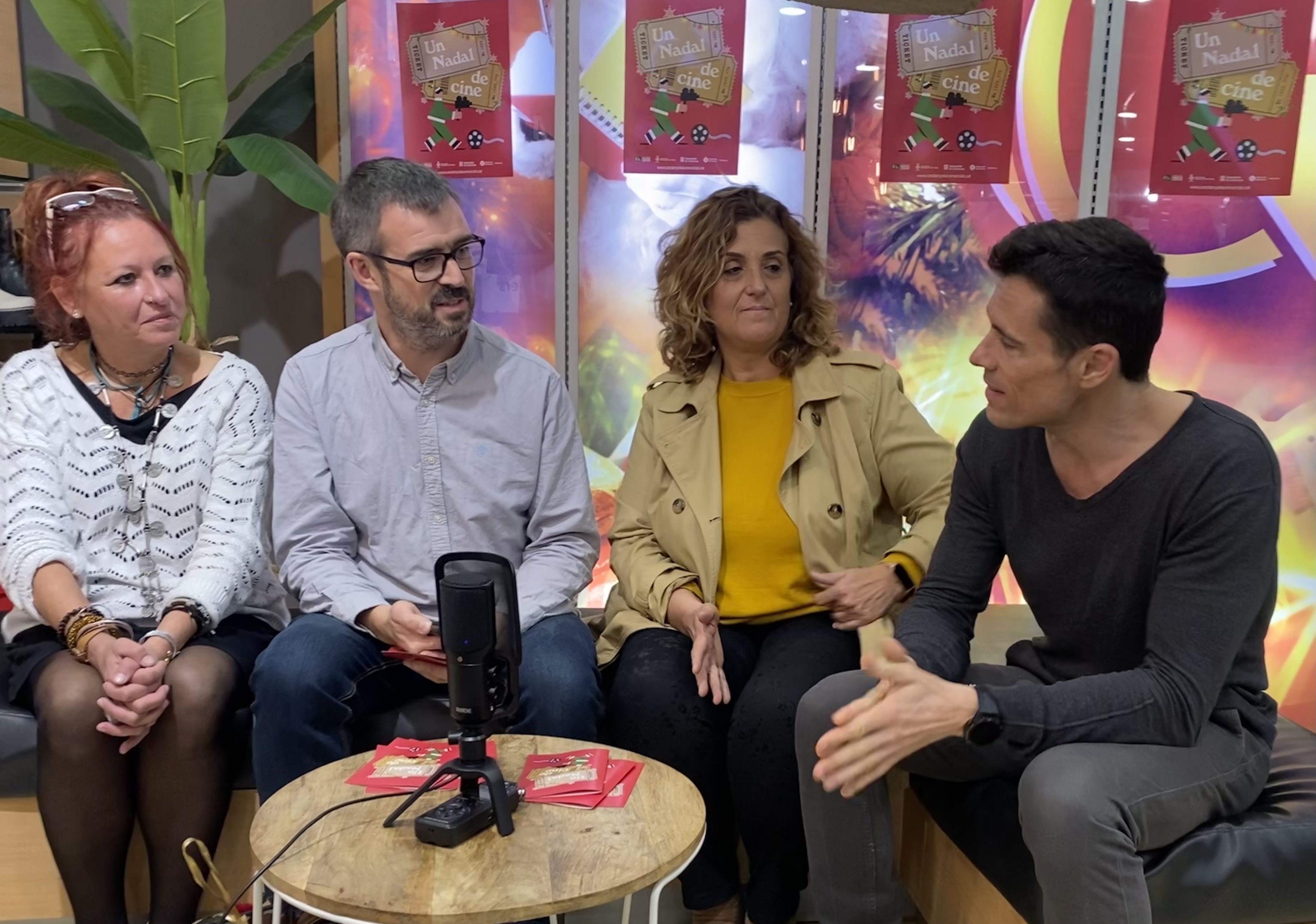 Presentació de la sèrien Un Nadal de cine de Cerdanyola. FOTO: Mónica GM