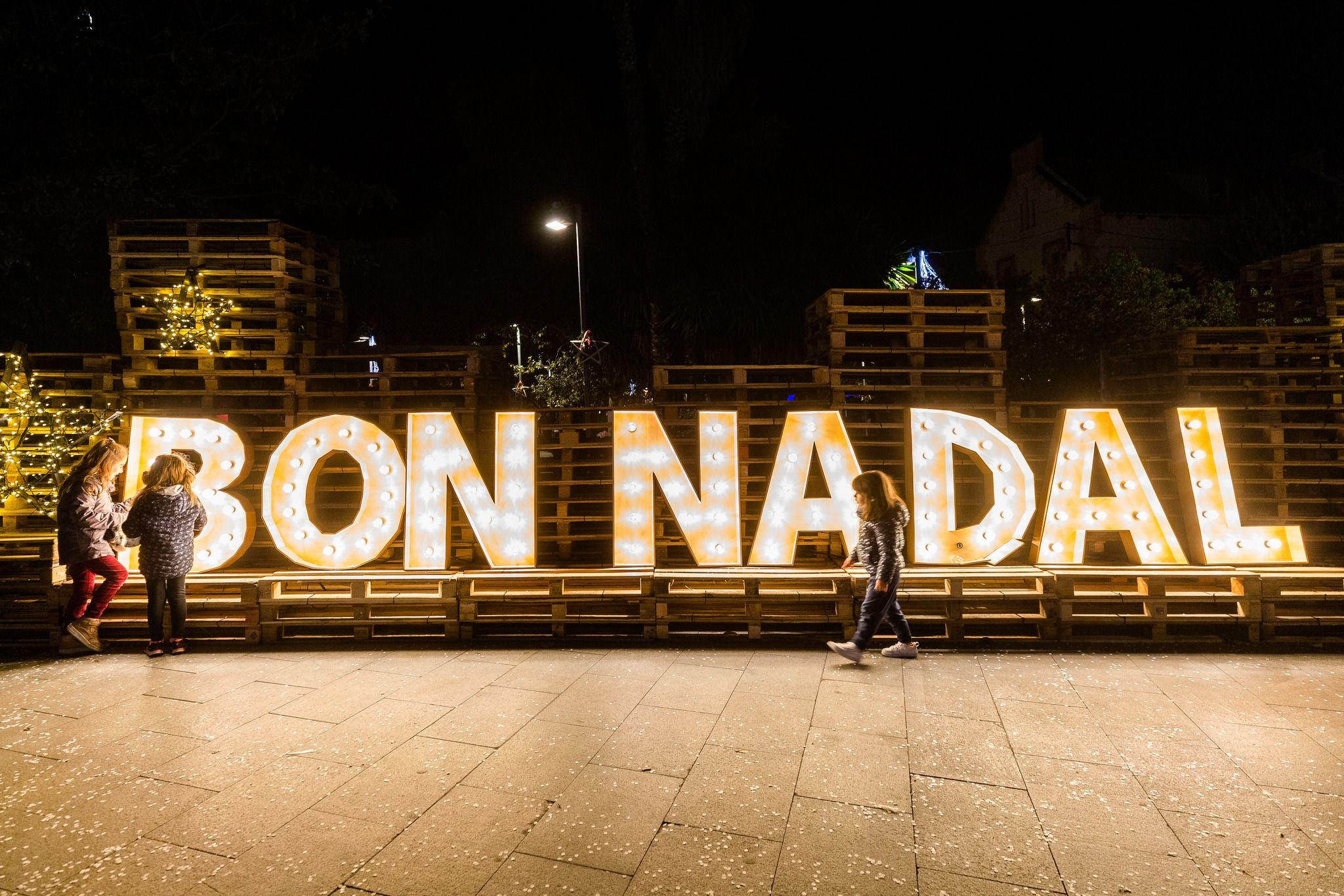 Il·luminació de Nadal l'any 2021 a Cerdanyola. FOTO: Núria Puentes (Ajuntament de Cerdanyola)
