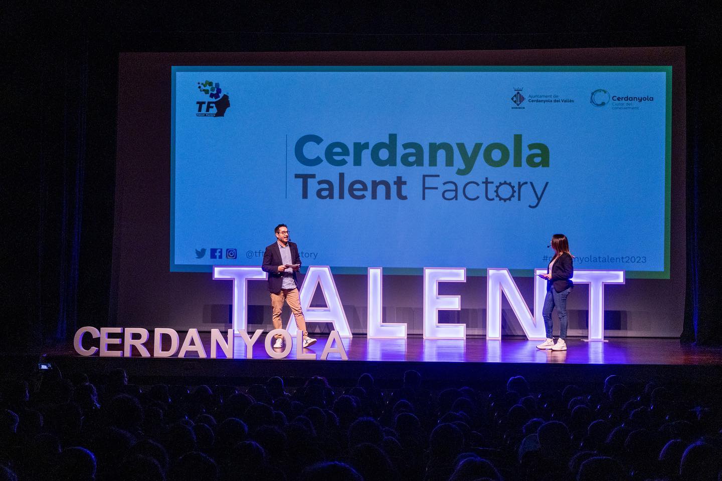 Presentació del projecte Cerdanyola Talent Factory. FOTO: Núria Puentes (Ajuntament de Cerdanyola)
