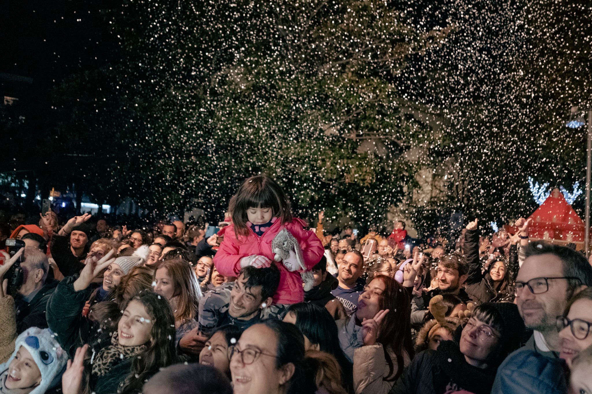 Encesa de llums de Nadal a Cerdanyola (1 de desembre de 2022). FOTO: Ale Gómez