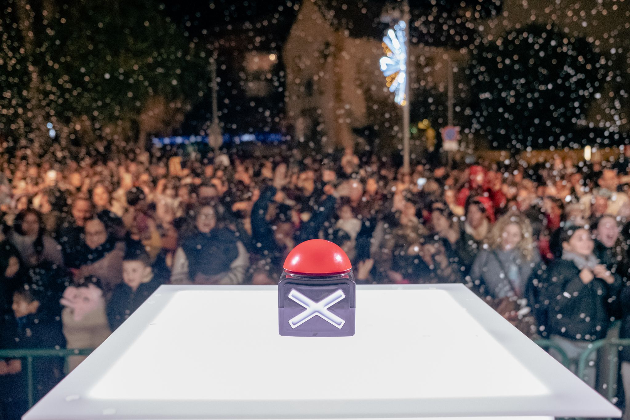 Encesa de llums de Nadal a Cerdanyola (1 de desembre de 2022). FOTO: Ale Gómez