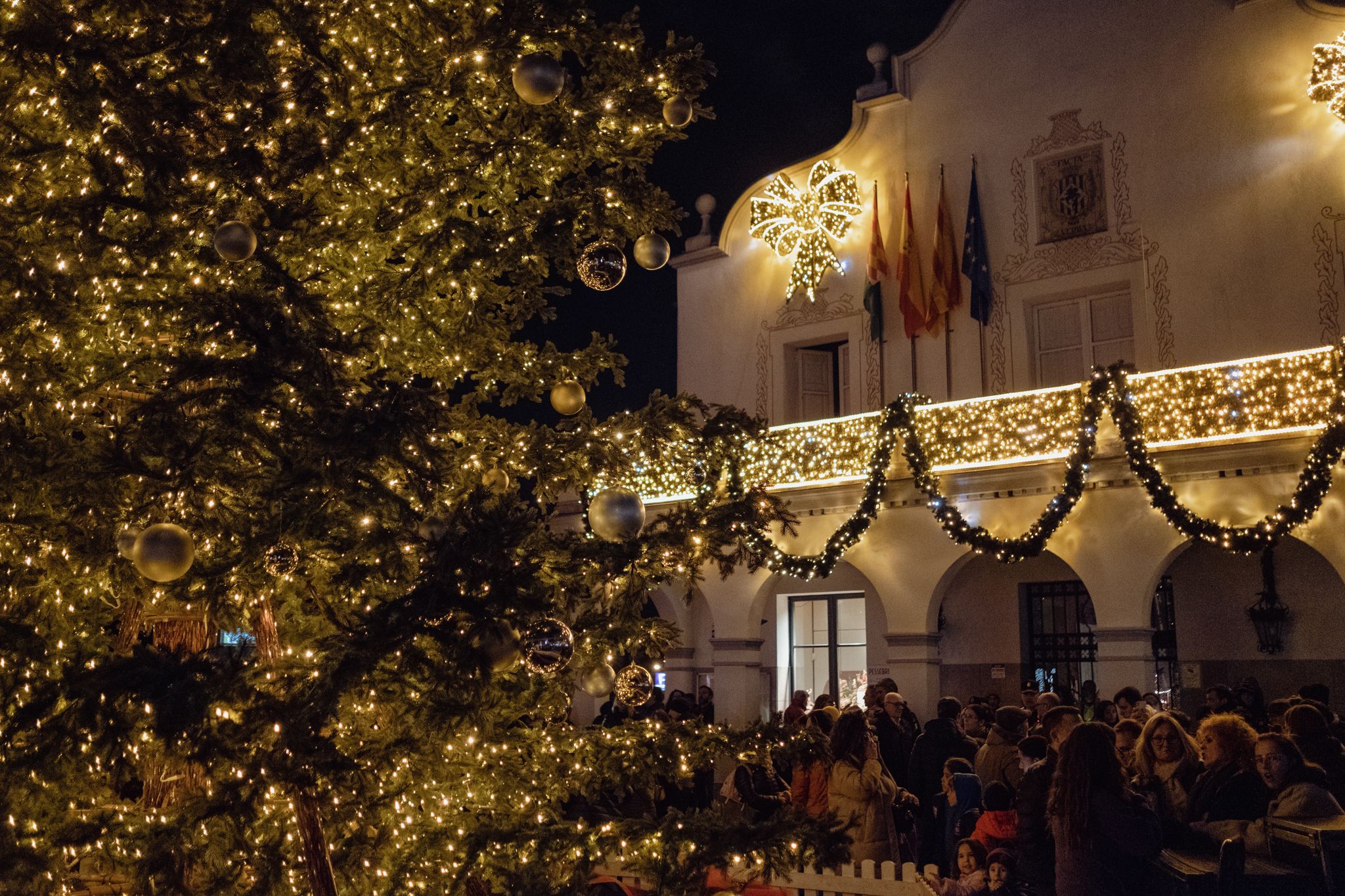 Encesa de llums de Nadal a Cerdanyola (1 de desembre de 2022). FOTO: Ale Gómez