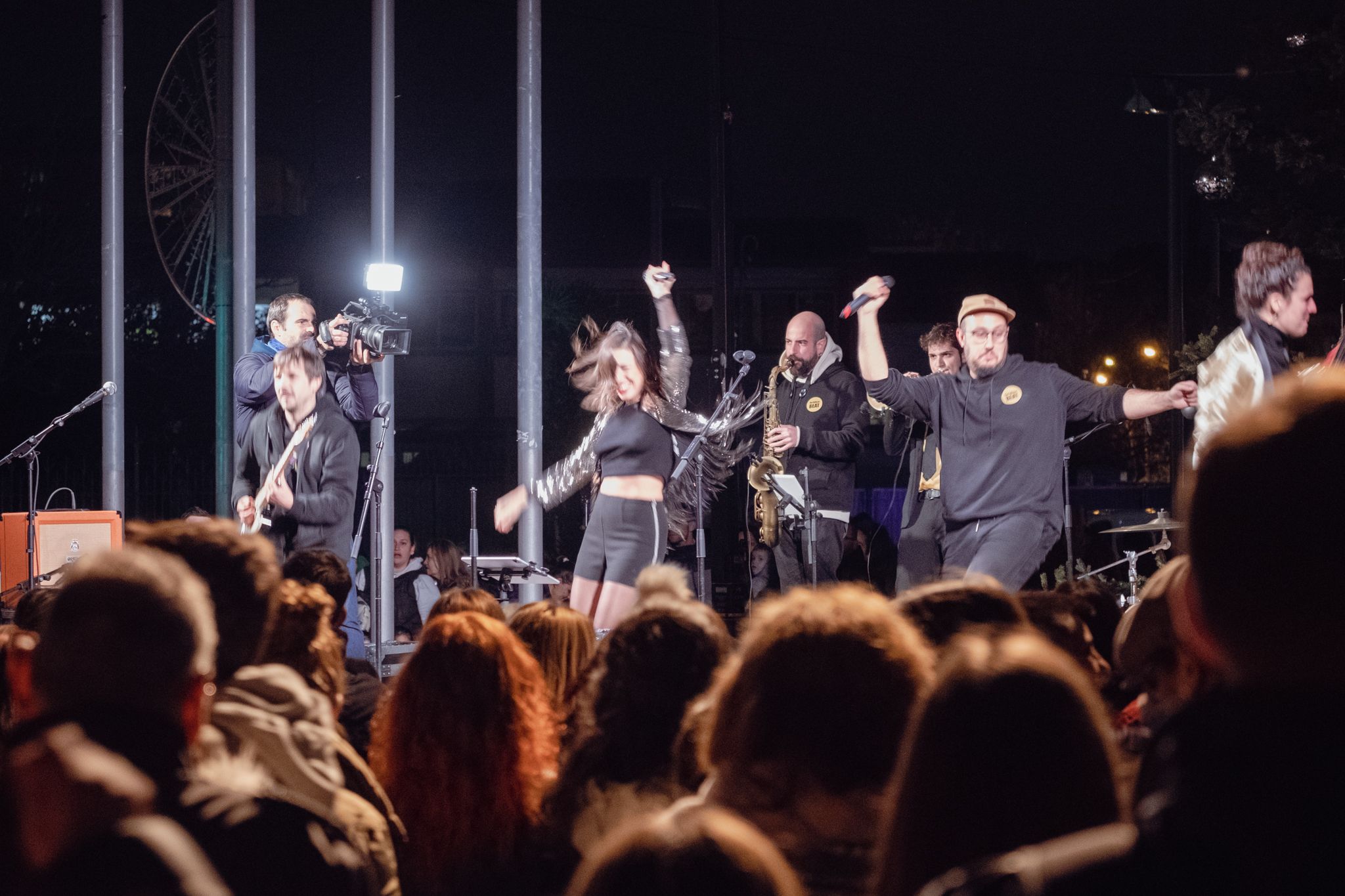 Encesa de llums de Nadal a Cerdanyola (1 de desembre de 2022). FOTO: Ale Gómez