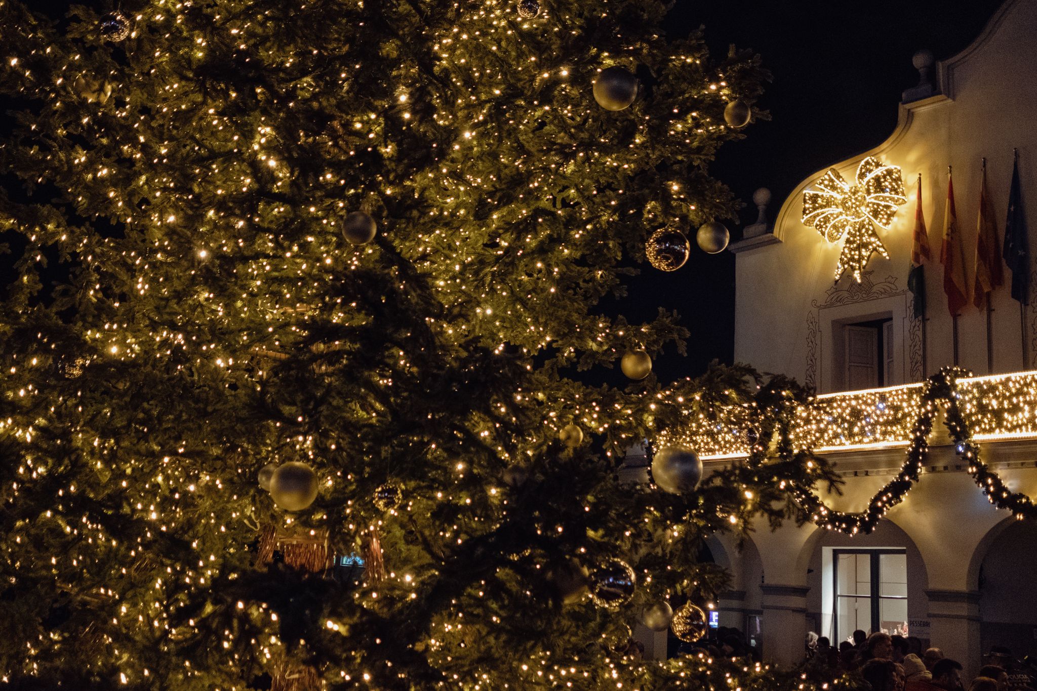 Encesa de llums de Nadal a Cerdanyola (1 de desembre de 2022). FOTO: Ale Gómez