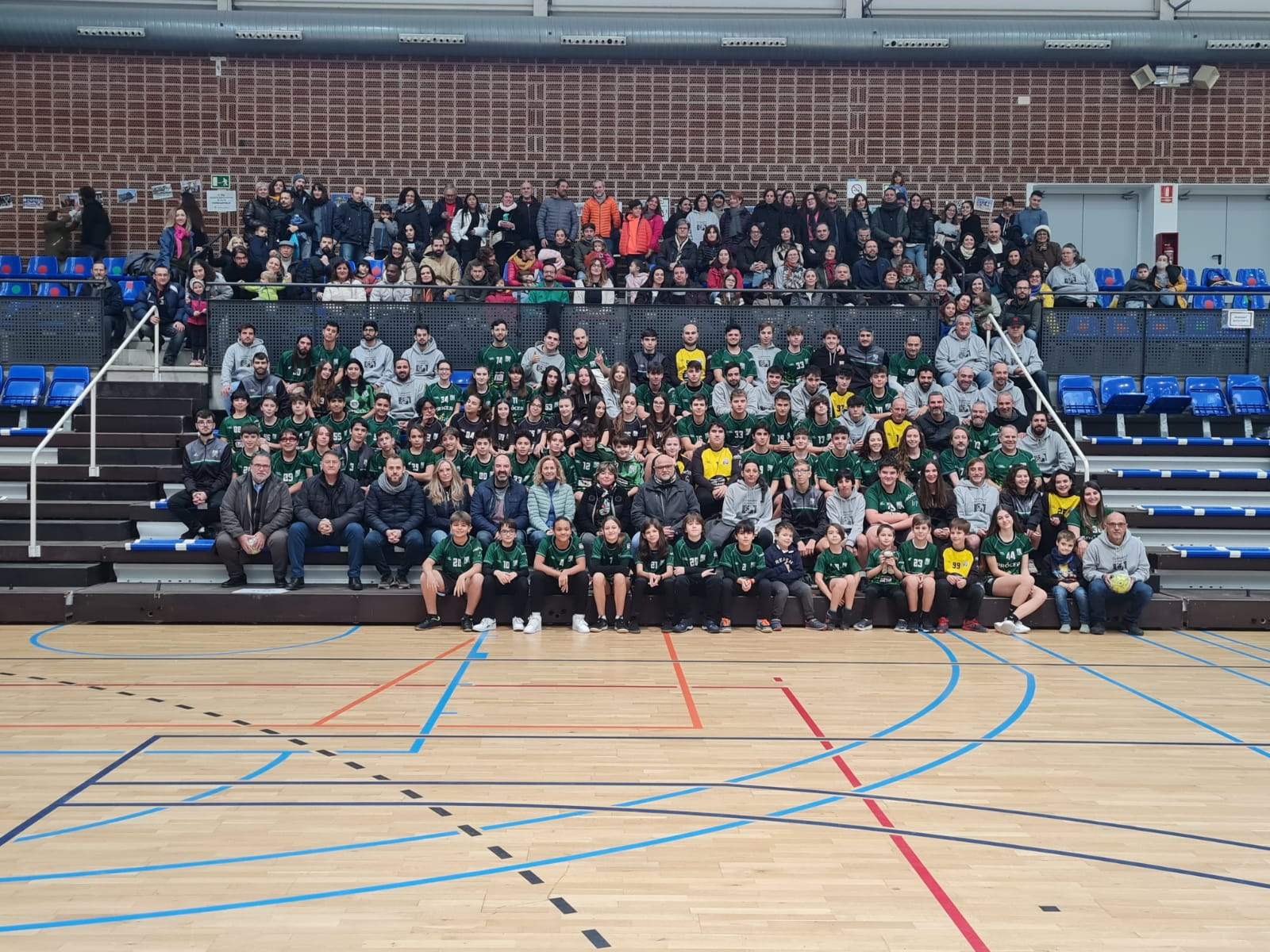 Presentació del Club Handbol Cerdanyola. FOTO: Cedida
