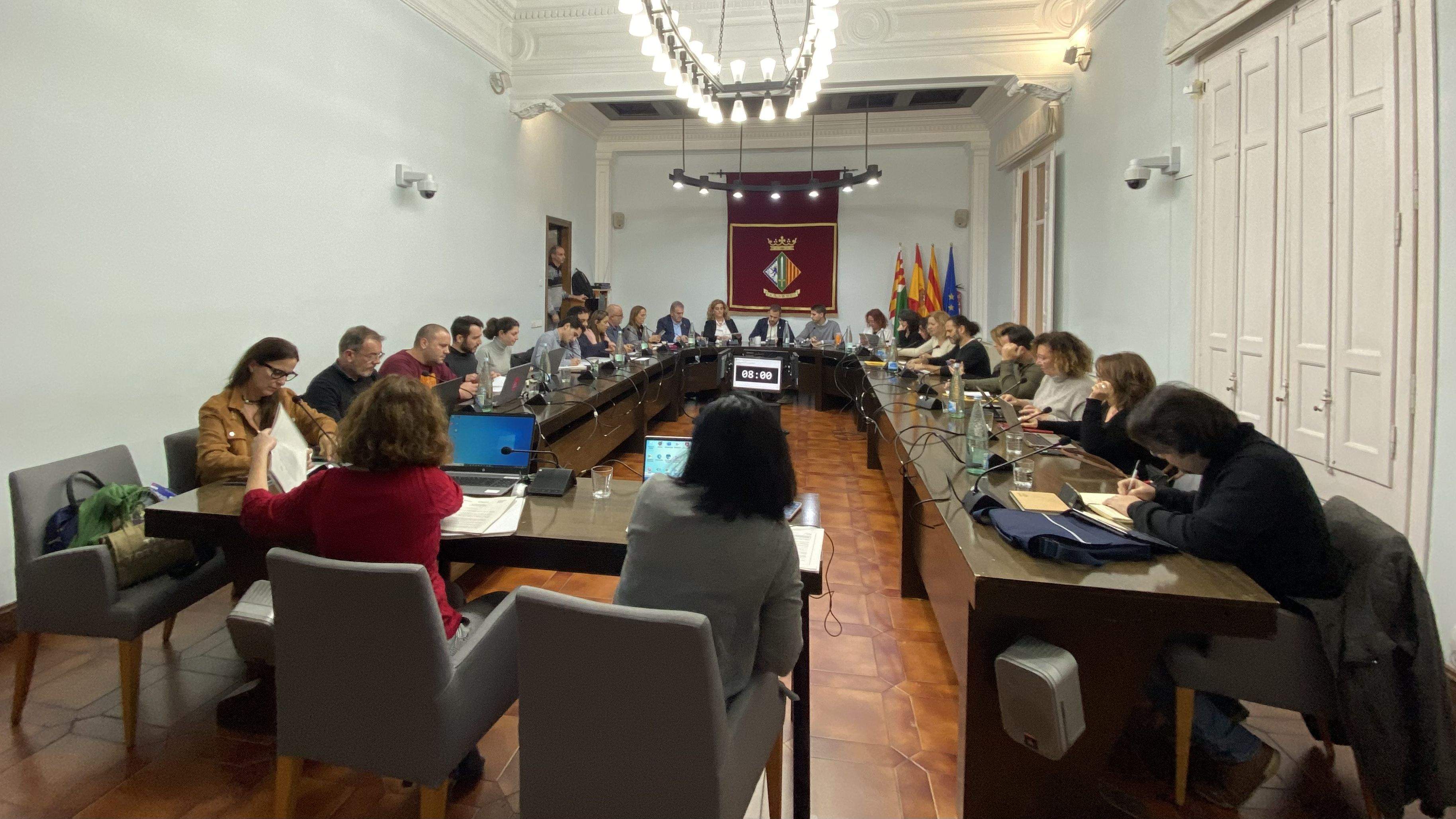 Ple Municipal del mes de desembre de 2022. FOTO: Mónica GM