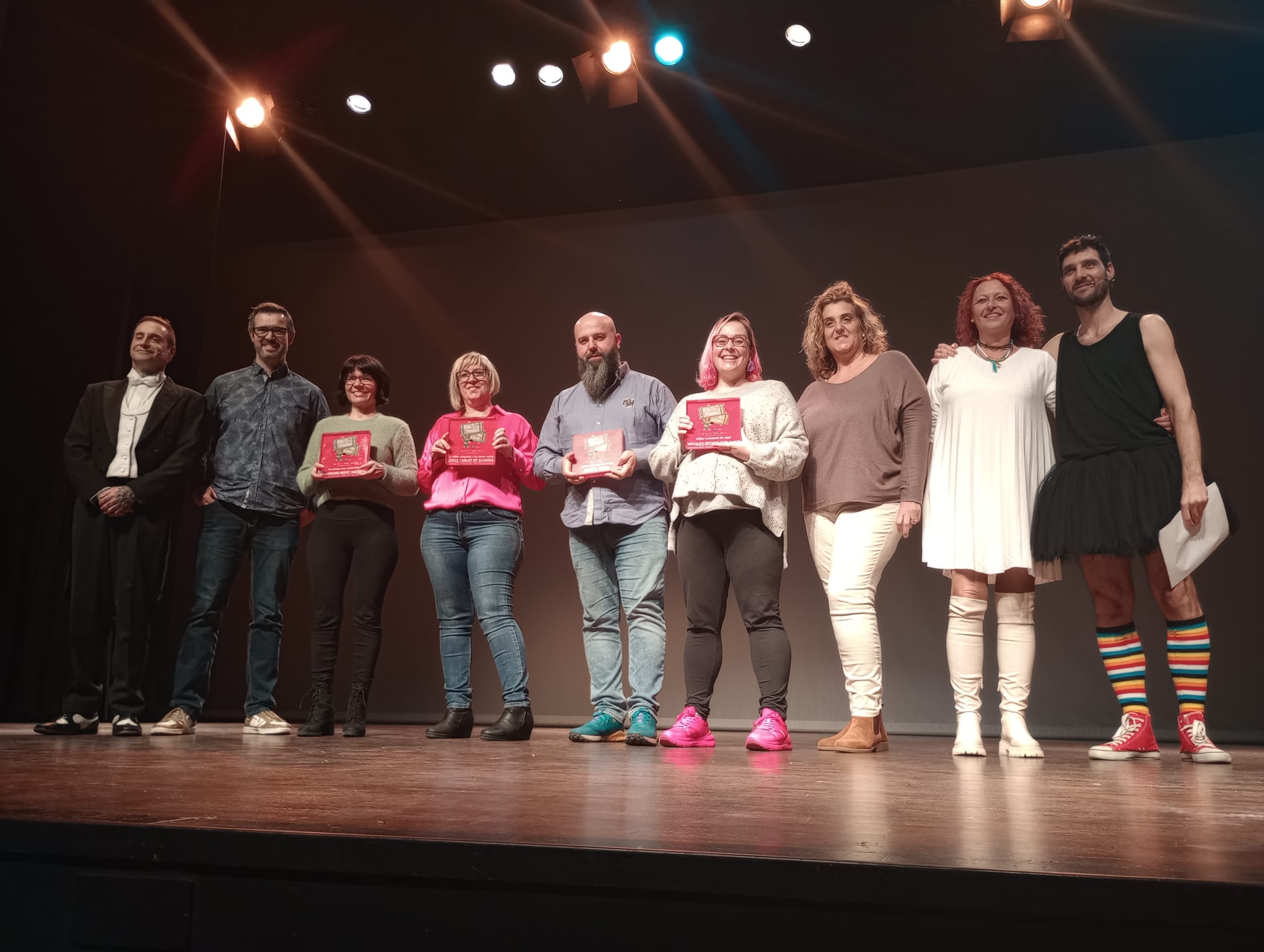 Guanyadors dels premis Oscar comerç. Foto Enric GT Guanyadors dels premis Oscar comerç. Foto Enric GT