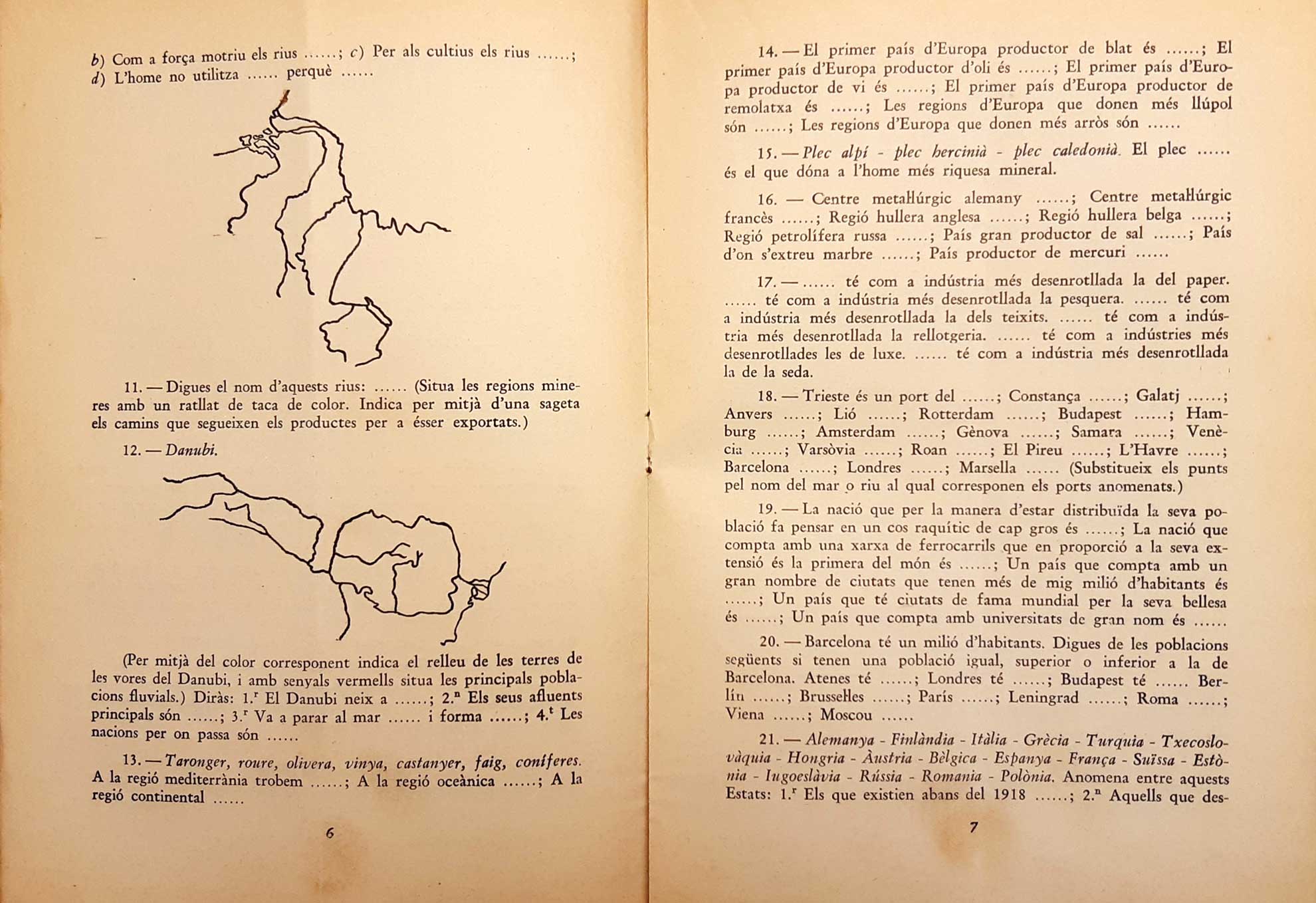 Tests Objectius per al segon ensenyament, el 1937, que s'havien fet servir a Cerdanyola. Tests Objectius per al segon ensenyament, el 1937, que s'havien fet servir a Cerdanyola.