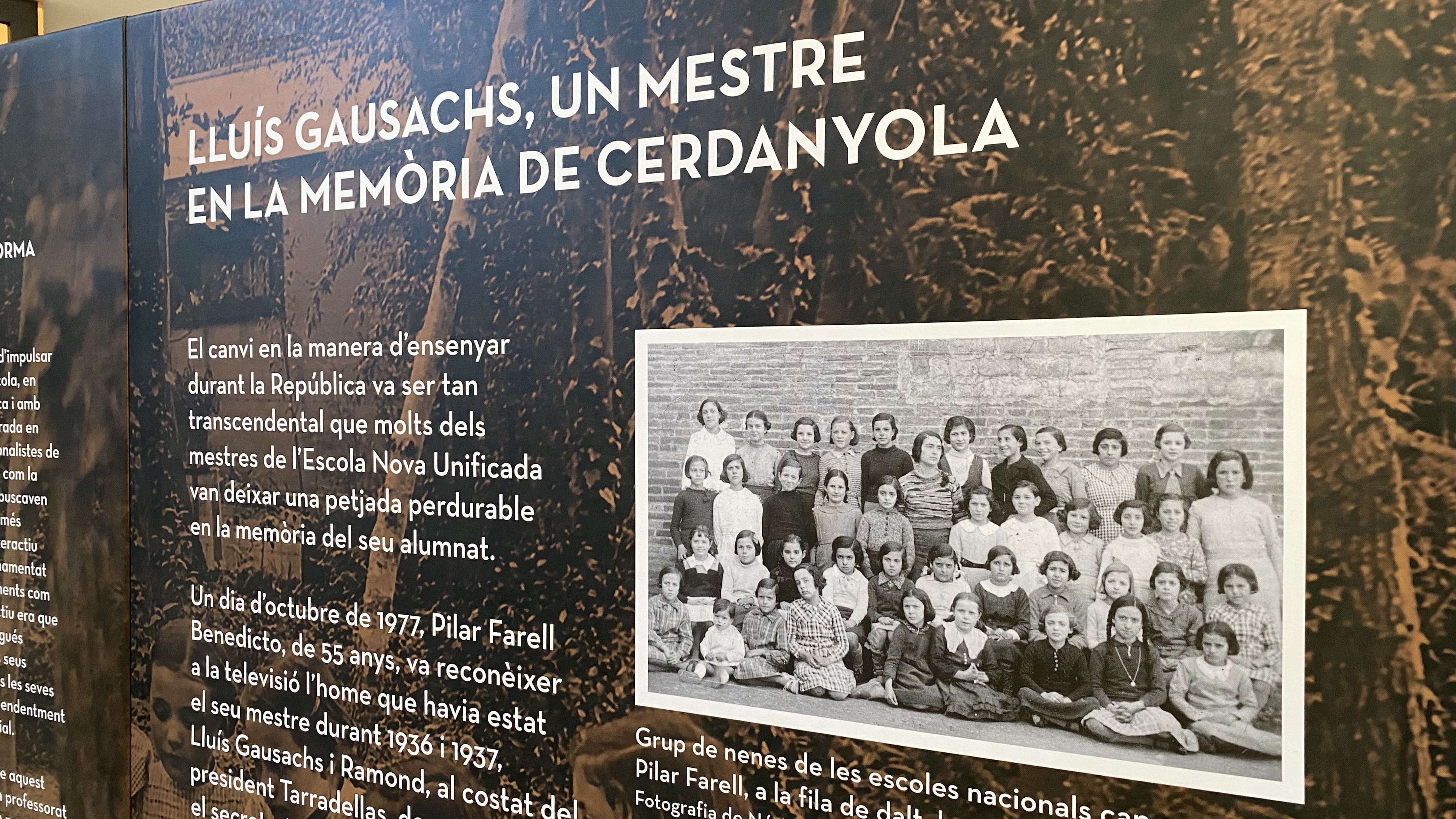 Fragment de l'exposició. FOTO: Mónica GM Fragment de l'exposició. FOTO: Mónica GM